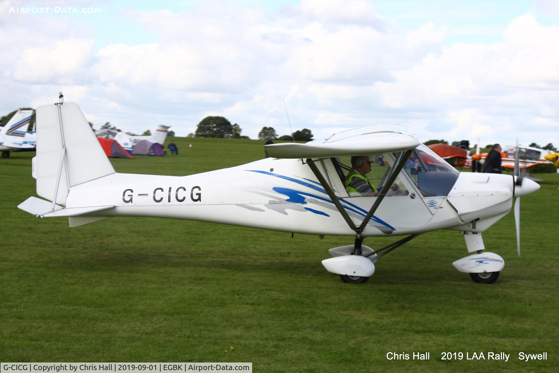 G-CICG, 2013 Comco Ikarus C42 Cyclone C/N 1304-7259, 2019 LAA Rally, Sywell
