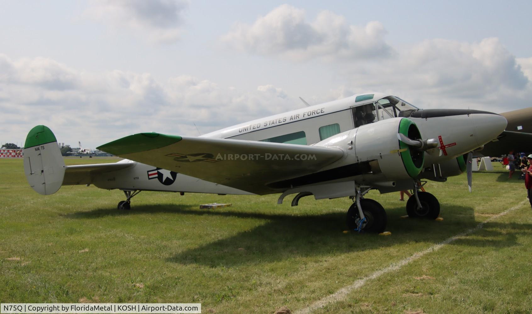 N75Q, 1951 Beech C-45G Expeditor (AT-11) C/N 4009/AF-423, C-45 zx 