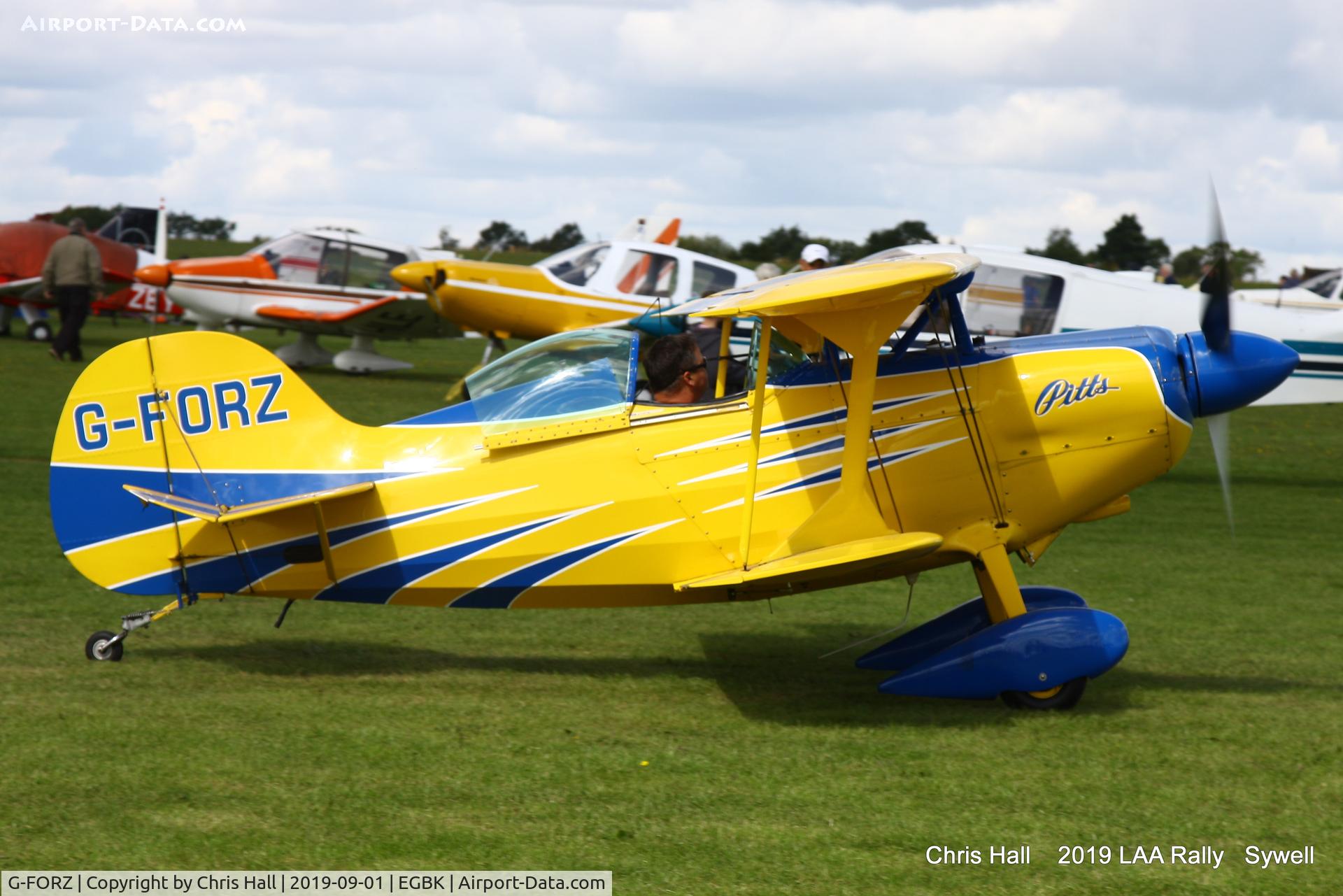 G-FORZ, 1999 Pitts S-1S Special C/N PFA 009-13393, 2019 LAA Rally, Sywell