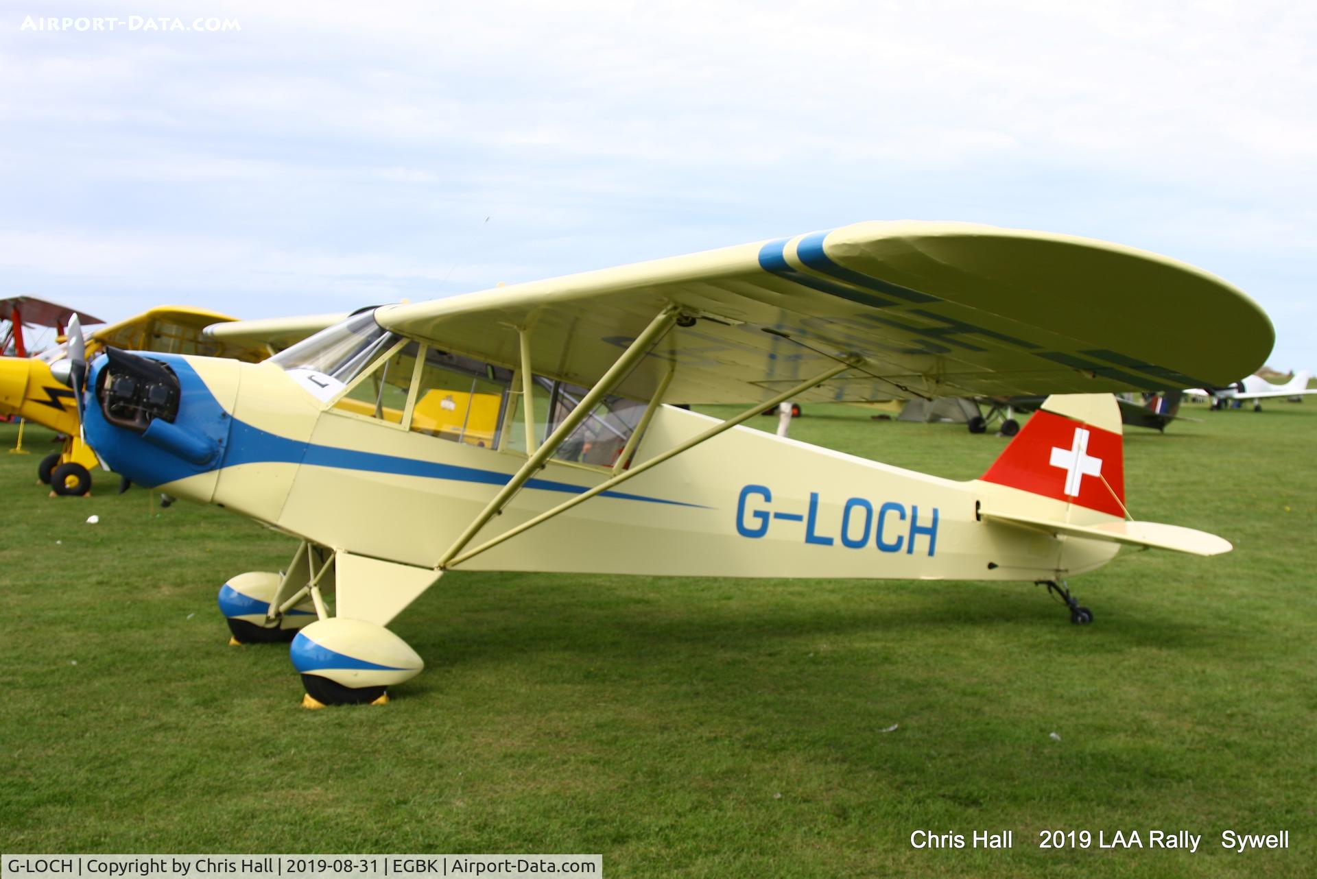 G-LOCH, 1944 Piper L-4J Grasshopper (J3C-65D) C/N 12687, 2019 LAA Rally, Sywell
