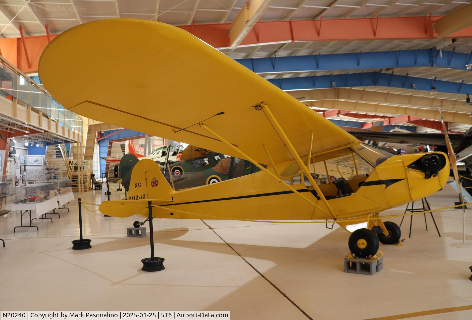 N20240, 1938 Piper J-3 Cub C/N 2042, Piper J-3