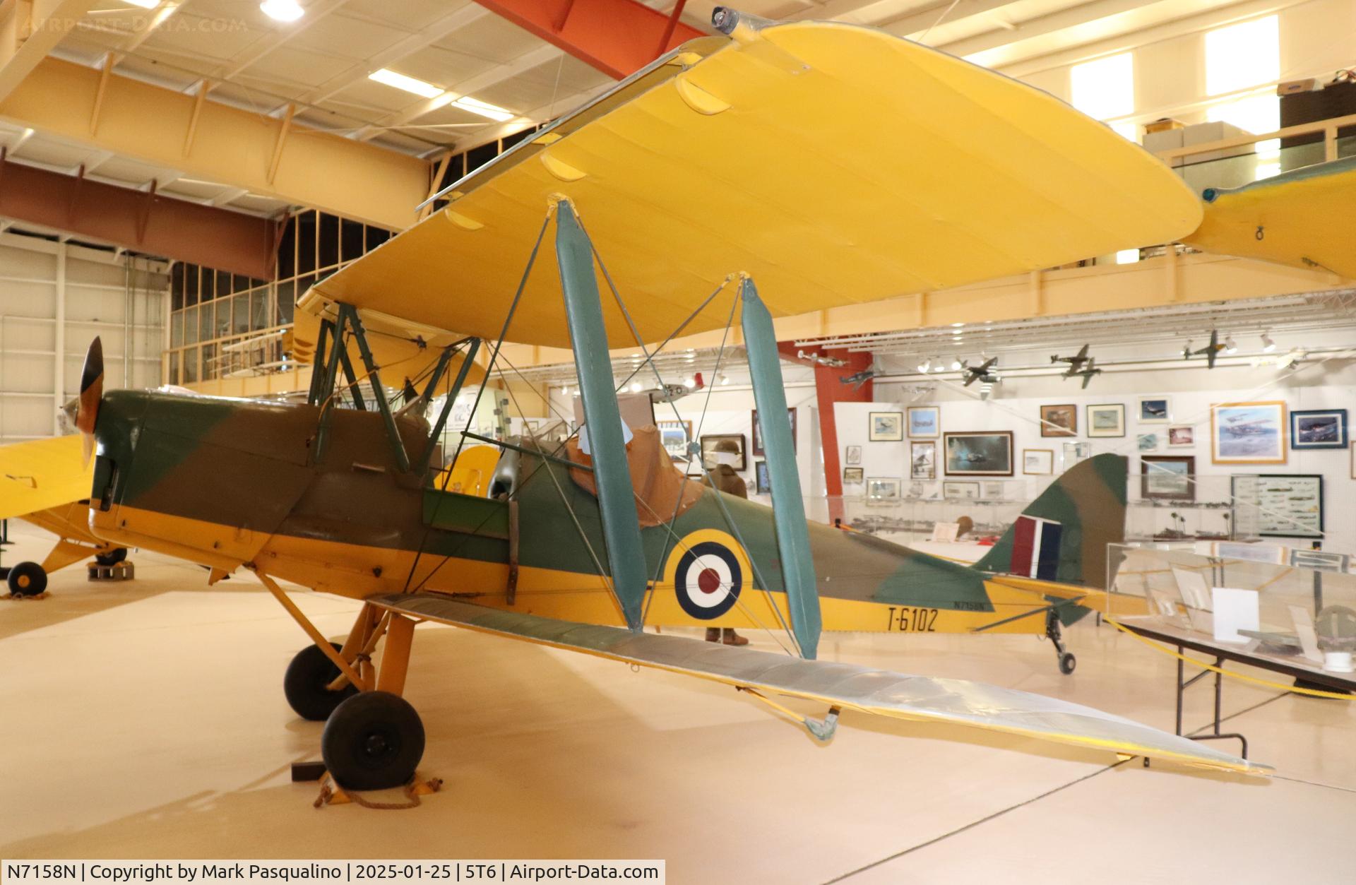 N7158N, De Havilland DH-82A Tiger Moth II Tiger Moth II C/N 84569, De Havilland DH-82A