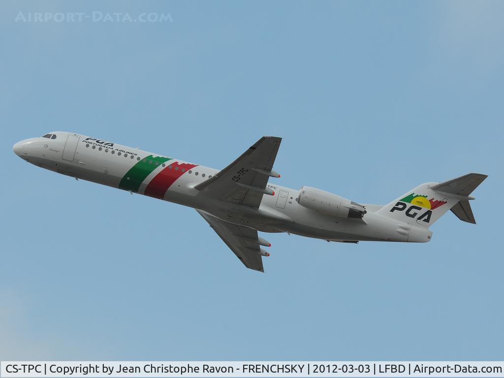 CS-TPC, 1990 Fokker 100 (F-28-0100) C/N 11287, PGA - Portugalia Airlines (broken up)