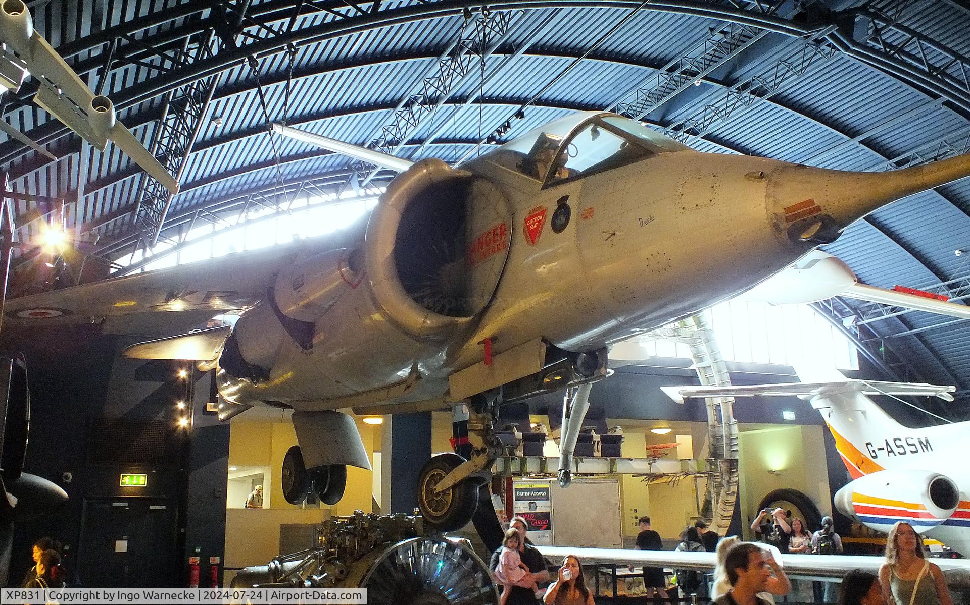 XP831, 1961 Hawker Siddeley P.1127 C/N P-01, Hawker Siddeley P.1127 at the Science Museum, London
