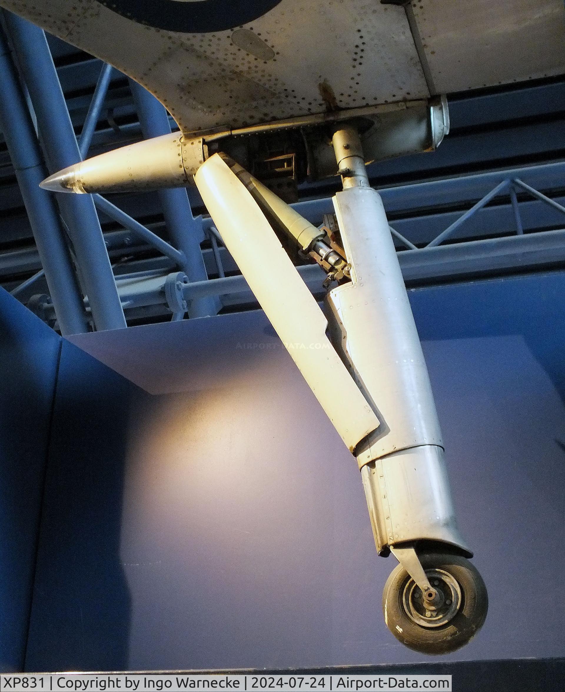 XP831, 1961 Hawker Siddeley P.1127 C/N P-01, Hawker Siddeley P.1127 at the Science Museum, London