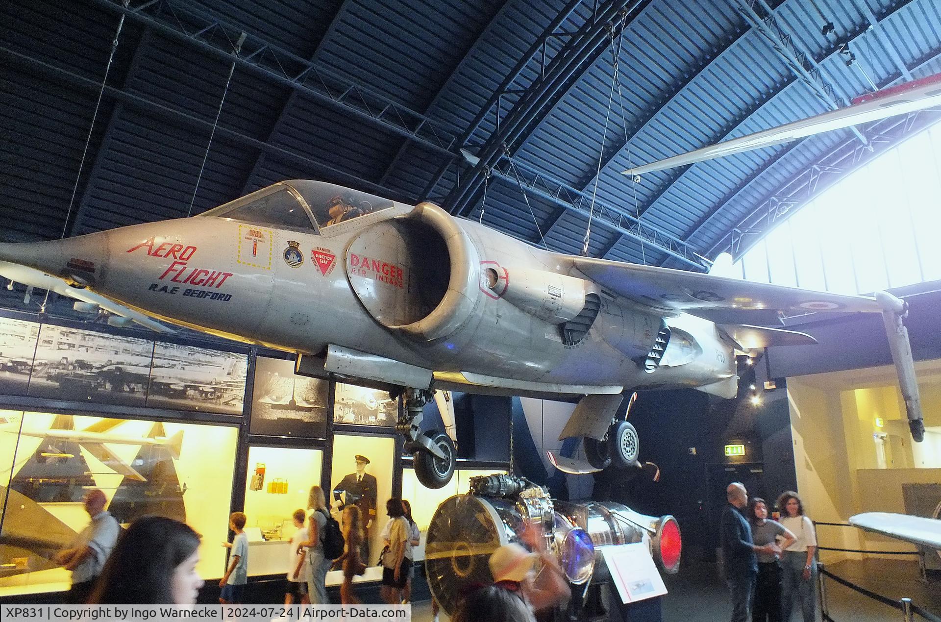 XP831, 1961 Hawker Siddeley P.1127 C/N P-01, Hawker Siddeley P.1127 at the Science Museum, London