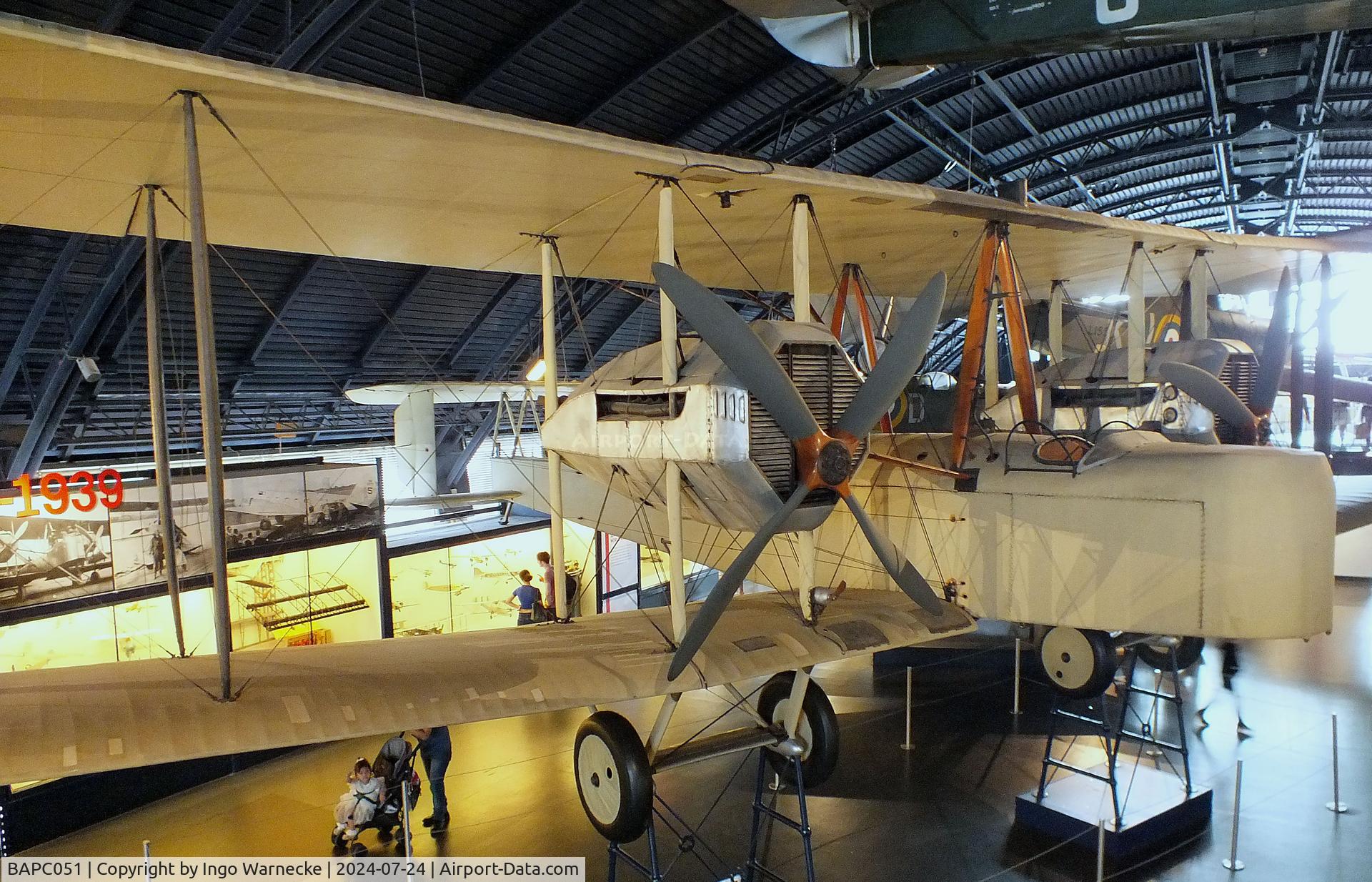 BAPC051, 1918 Vickers FB.27 Vimy IV C/N BAPC.051, Vickers FB.27 Vimy IV at the Science Museum, London