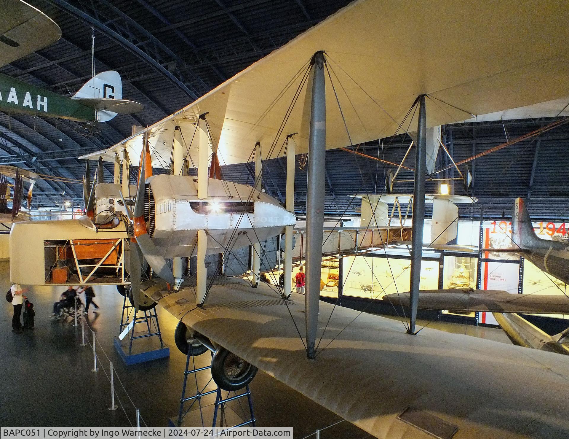 BAPC051, 1918 Vickers FB.27 Vimy IV C/N BAPC.051, Vickers FB.27 Vimy IV at the Science Museum, London