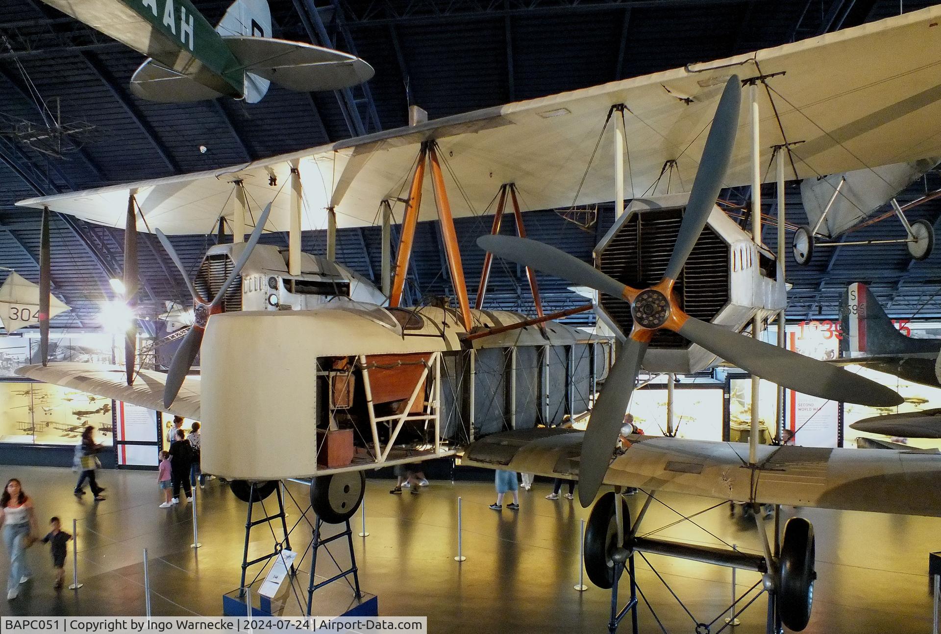 BAPC051, 1918 Vickers FB.27 Vimy IV C/N BAPC.051, Vickers FB.27 Vimy IV at the Science Museum, London