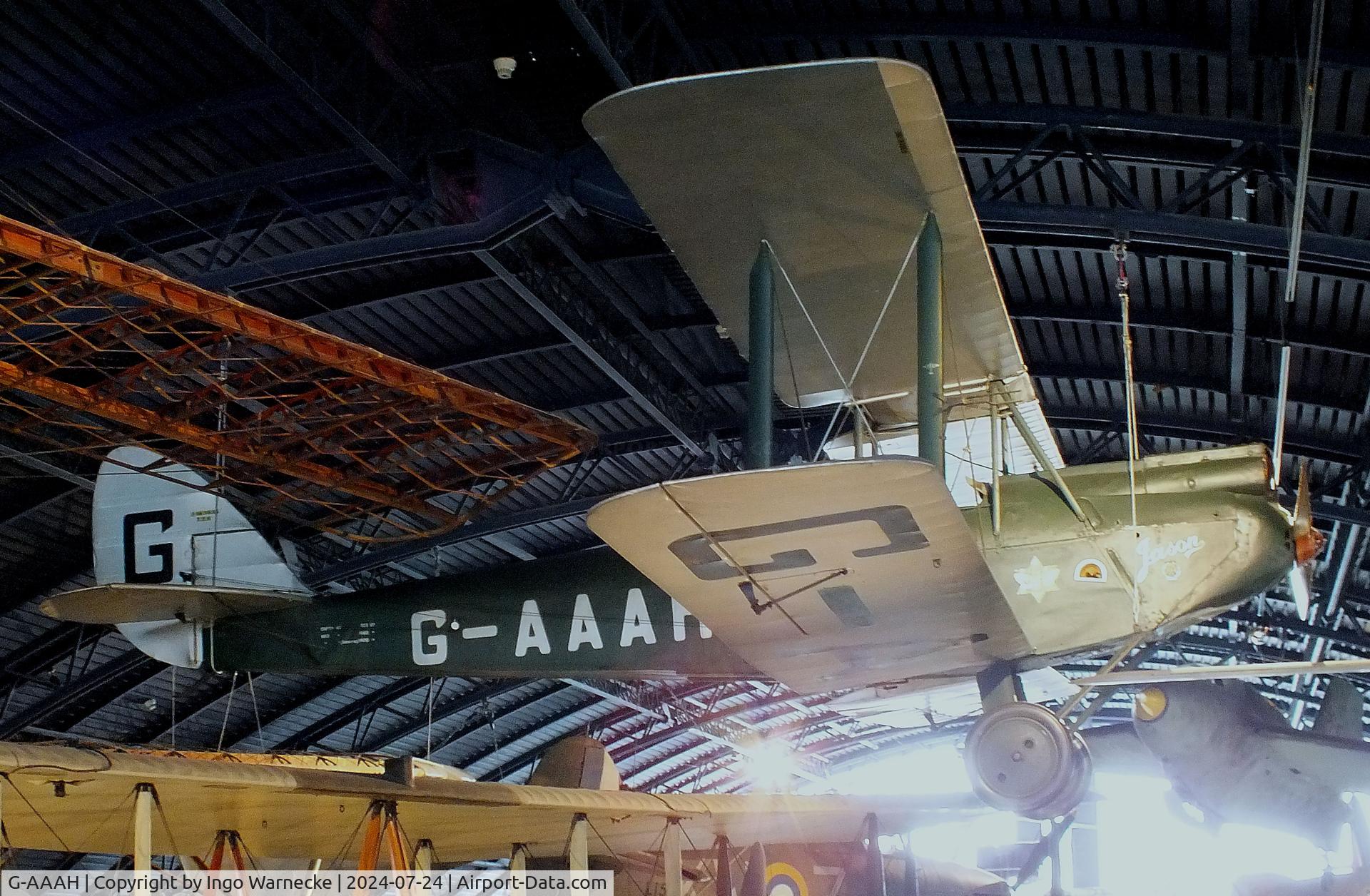 G-AAAH, 1928 De Havilland DH.60G Gipsy Moth C/N 804, De Havilland D.H.60G Gipsy Moth at the Science Museum, London