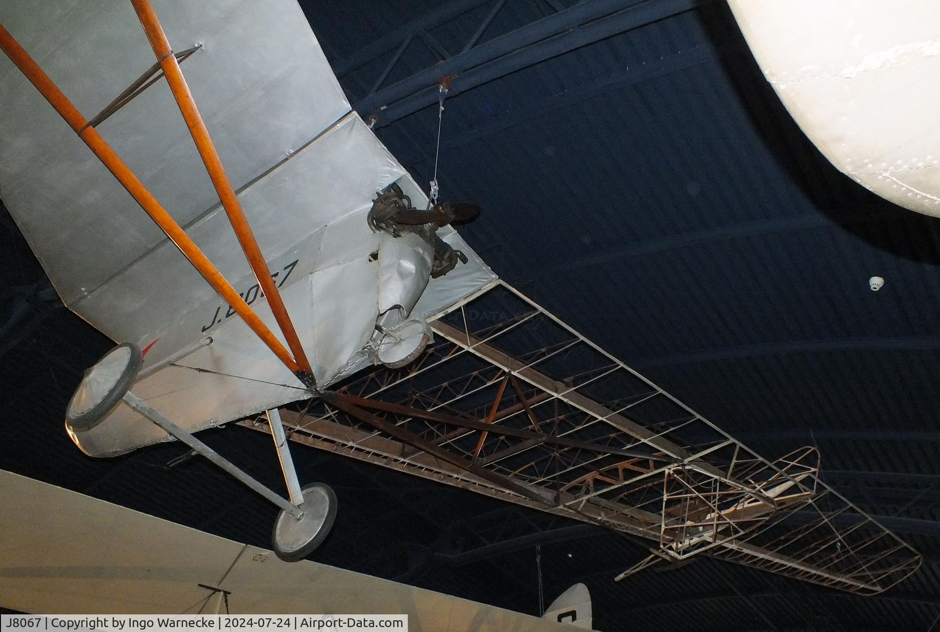 J8067, 1926 Westland-Hill Pterodactyl Mk.1A C/N 01, Westland-Hill Pterodactyl Mk1A (minus outer skin on starboard wing) at the Science Museum, London