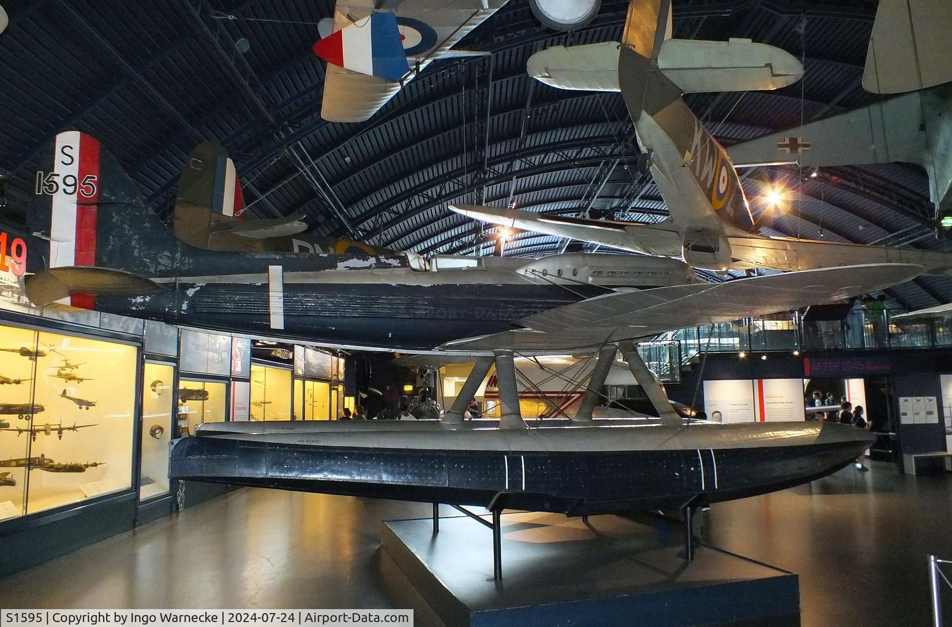 S1595, Supermarine S-6B C/N Not found S1595, Supermarine S-6B at the Science Museum, London