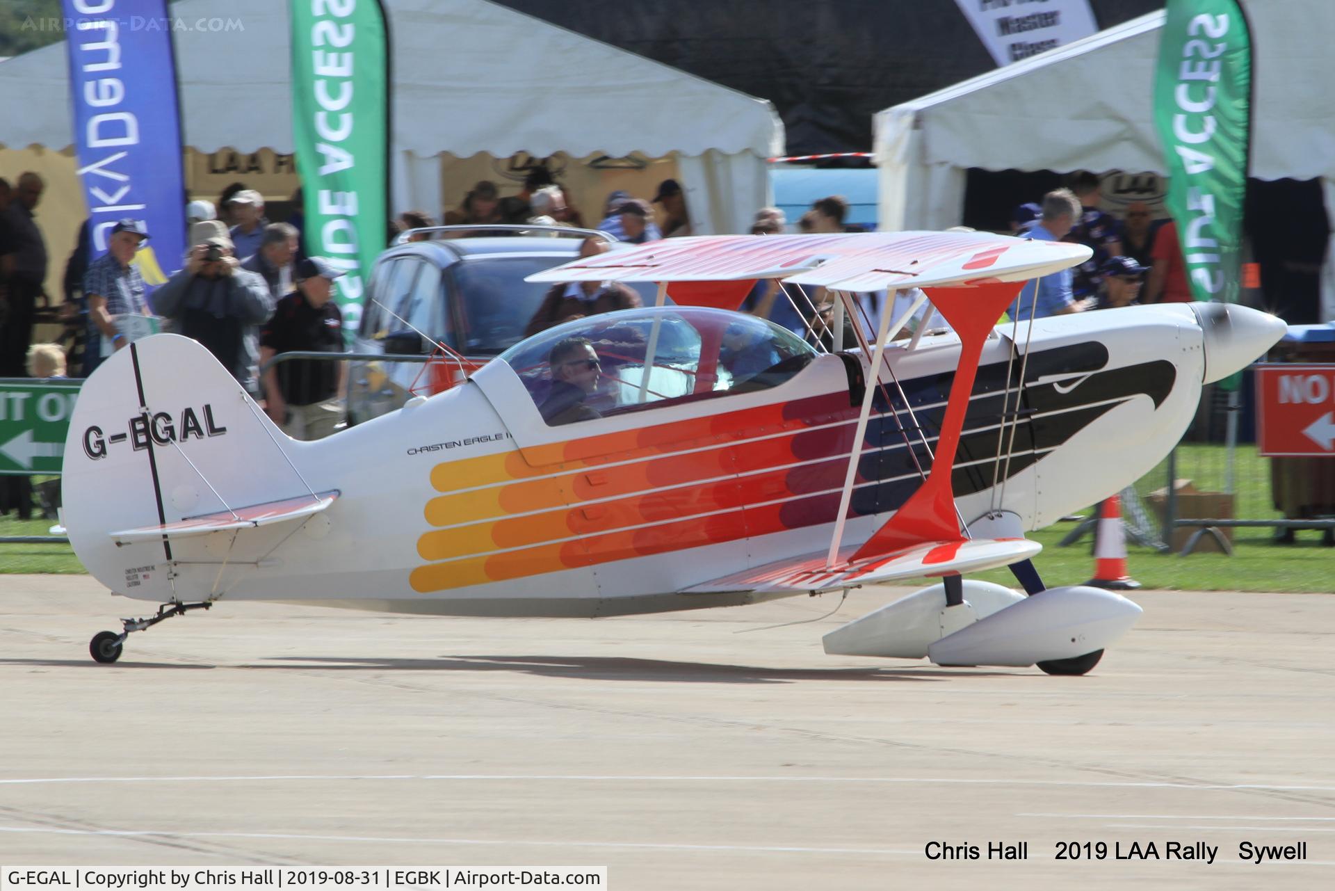 G-EGAL, 1995 Christen Eagle II C/N 0042-86, 2019 LAA Rally, Sywell