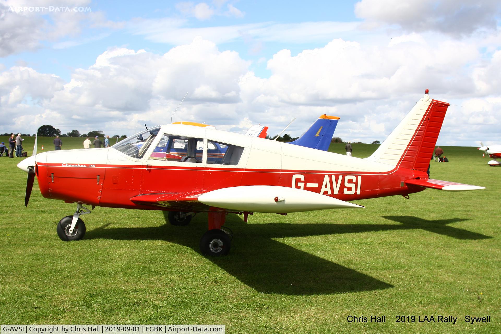 G-AVSI, 1967 Piper PA-28-140 Cherokee C/N 28-23148, 2019 LAA Rally, Sywell