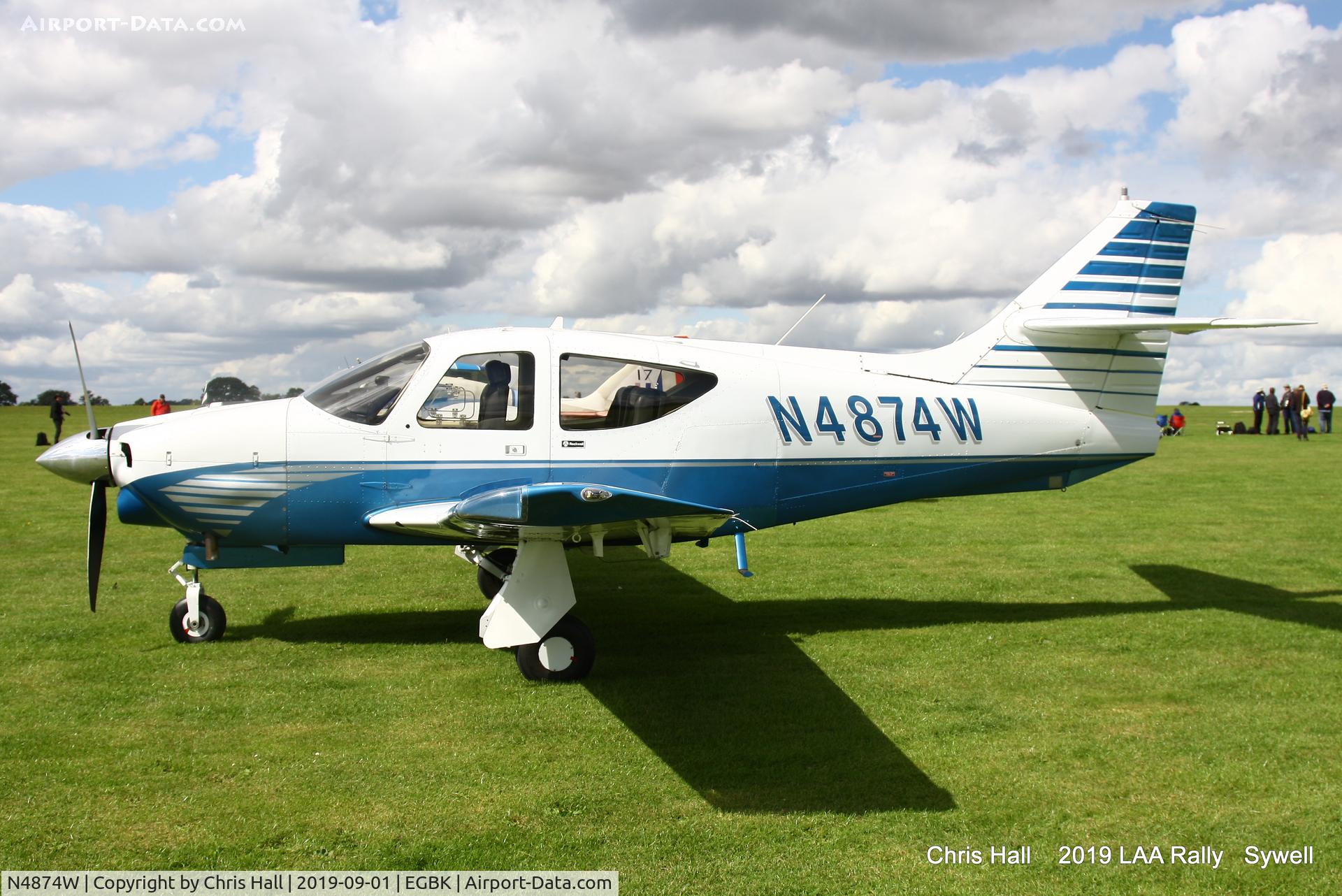 N4874W, 1977 Rockwell International 114 Commander C/N 14204, 2019 LAA Rally, Sywell