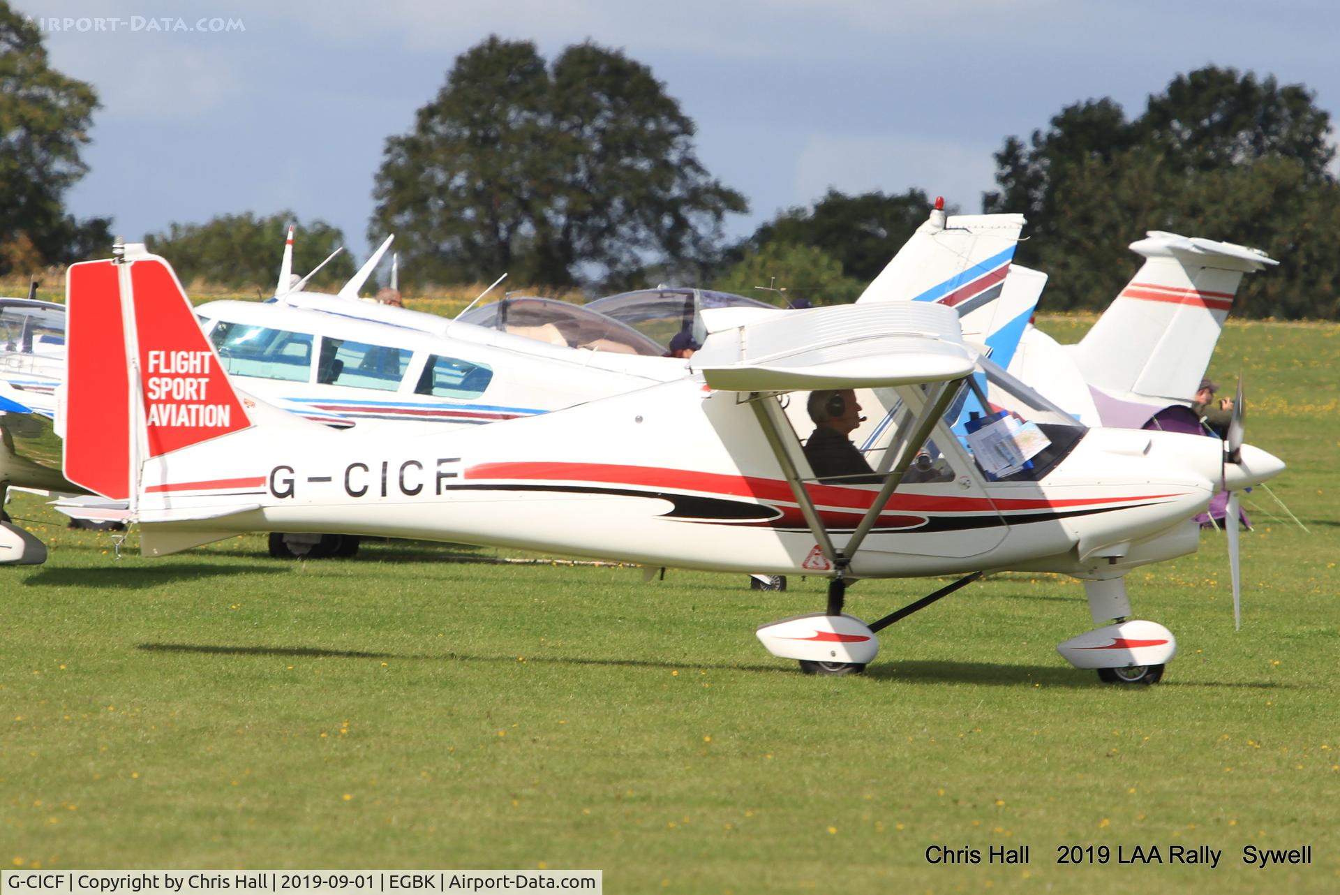 G-CICF, 2013 Comco Ikarus C42 FB80 Bravo C/N 1305-7260, 2019 LAA Rally, Sywell