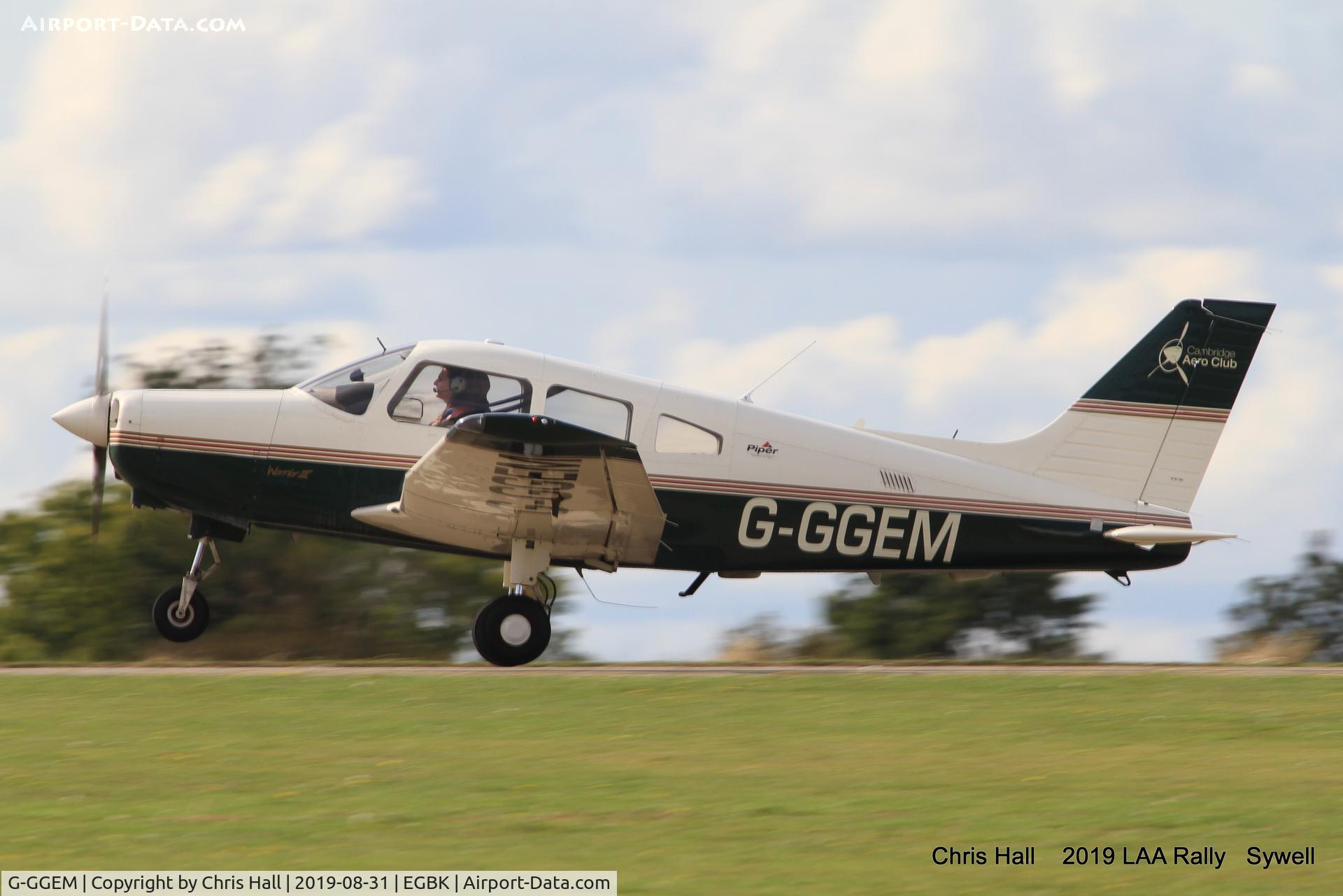 G-GGEM, 2003 Piper PA-28-161 Cherokee Warrior III C/N 2842185, 2019 LAA Rally, Sywell