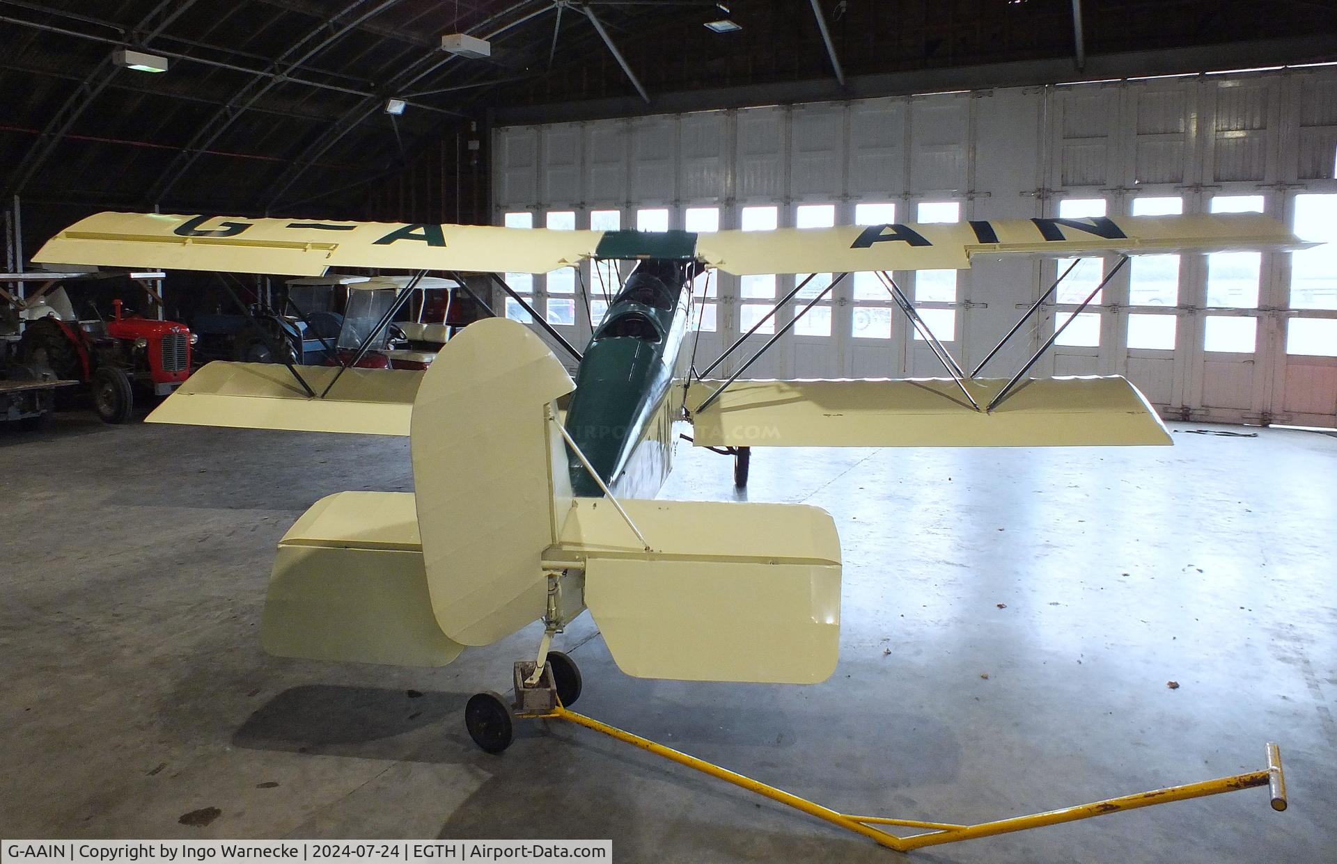 G-AAIN, 1934 Parnall Elf II C/N J.6, Parnall Elf II at the Shuttleworth Collection, Biggleswade