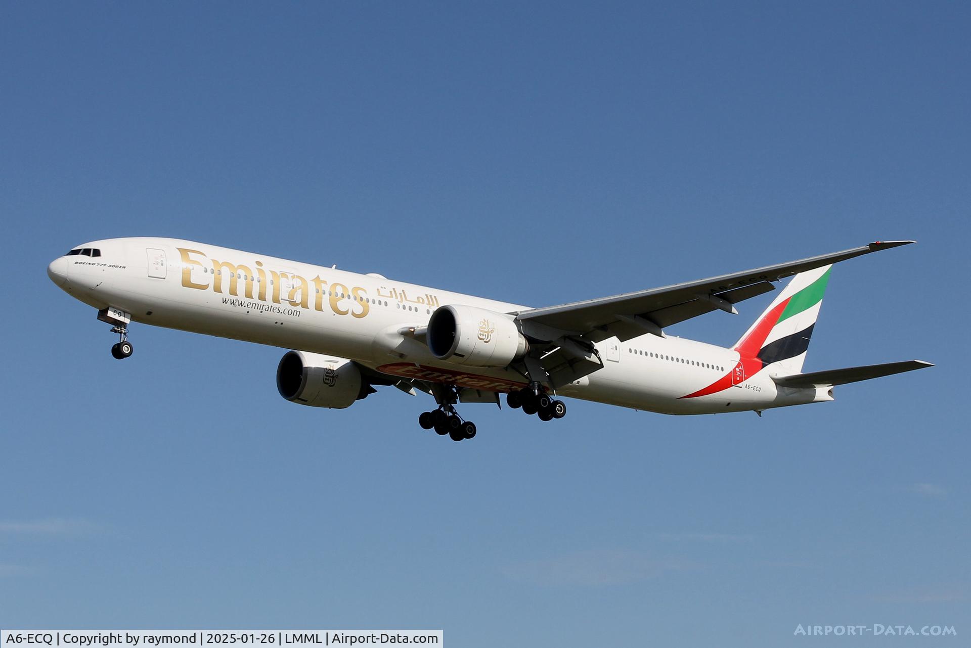 A6-ECQ, 2009 Boeing 777-36H/ER C/N 35588, B777 A6-ECQ Emirates Airlines