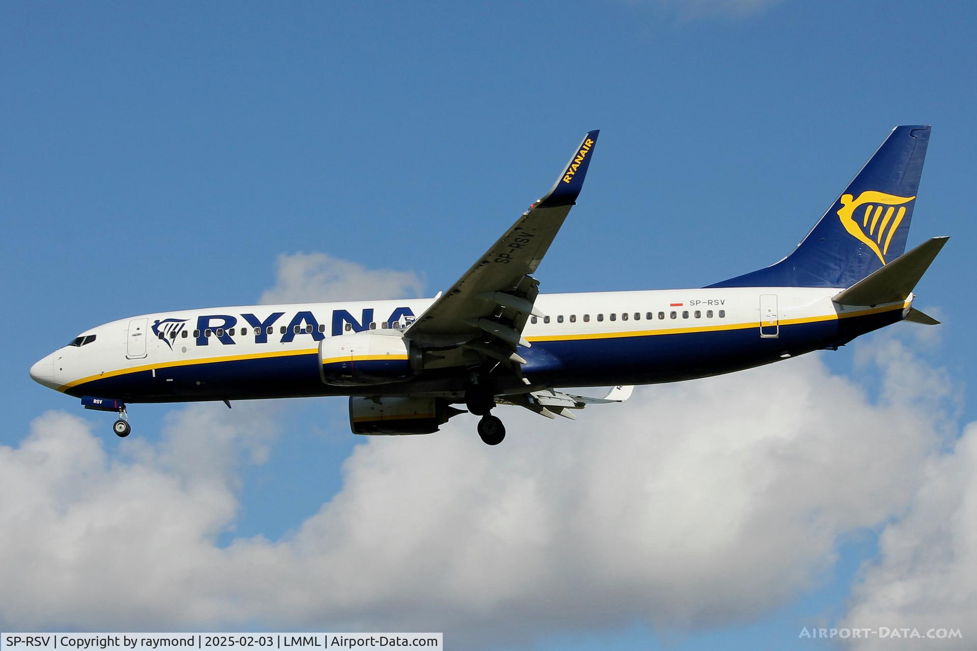 SP-RSV, Boeing 737-8AS C/N 44777, B737-800 SP-RSV Ryanair Sun