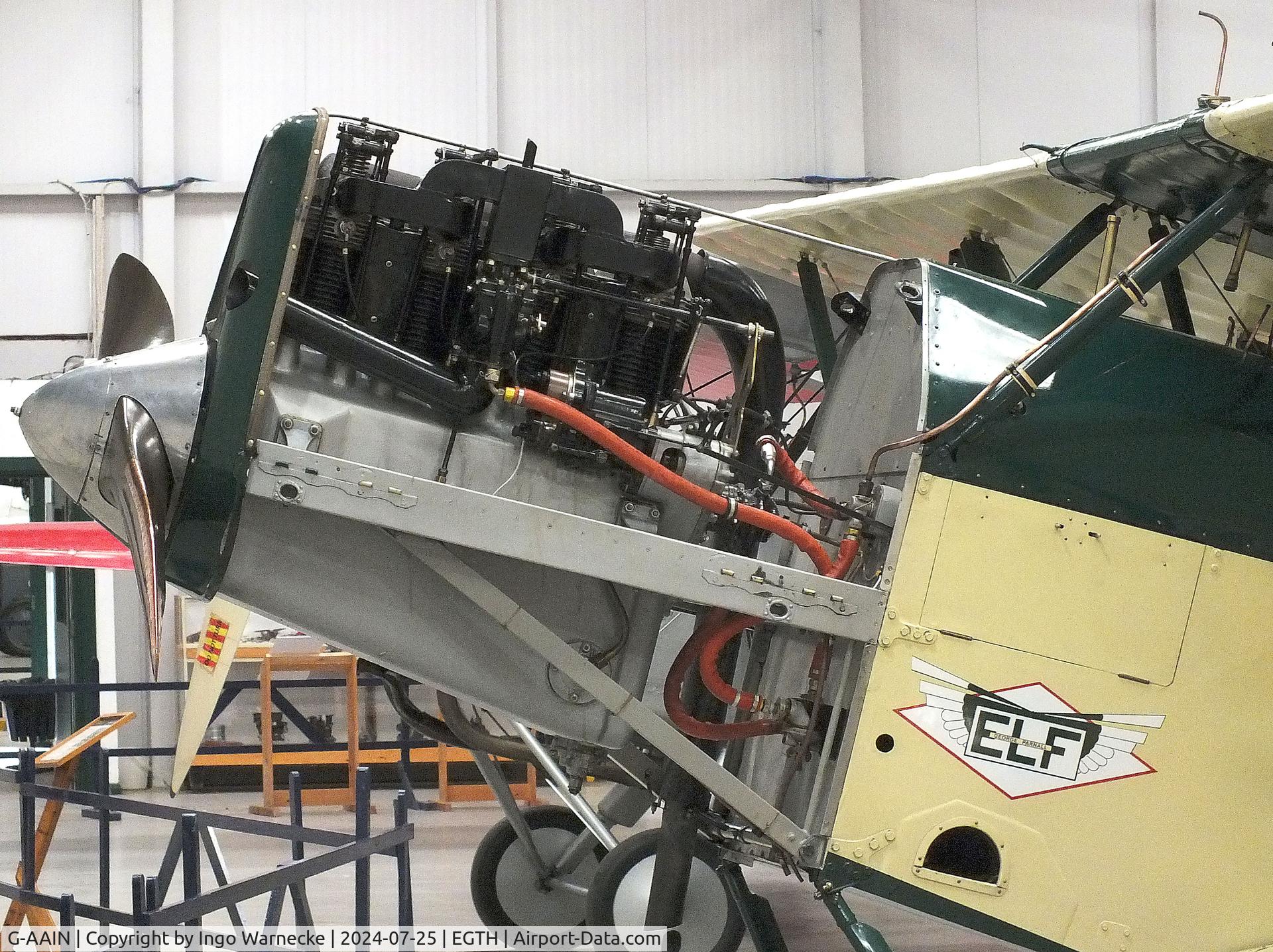 G-AAIN, 1934 Parnall Elf II C/N J.6, Parnall Elf II at the Shuttleworth Collection, Biggleswade