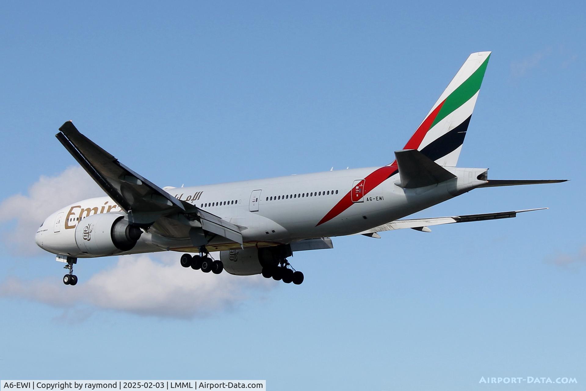 A6-EWI, 2008 Boeing 777-21H/LR C/N 35589, B777-200 A6-EWI Emirates Airlines
