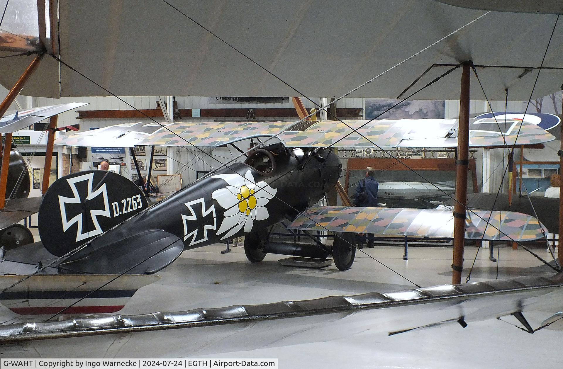 G-WAHT, 2016 Vintage Aviator DVA-1 Albatross Replica C/N 0147, TVAL Albatross D V A1 replica at the Shuttleworth Collection, Biggleswade