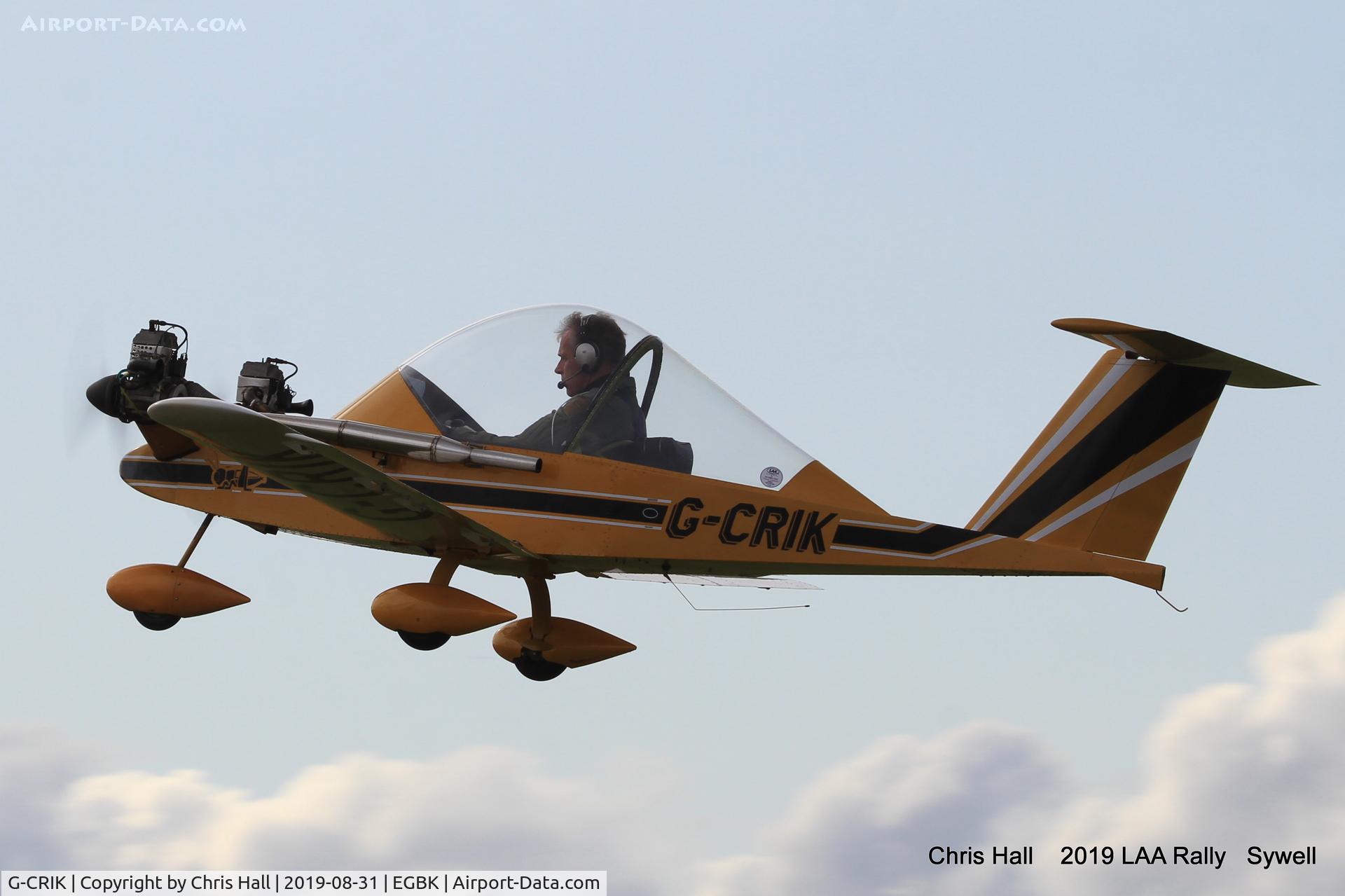 G-CRIK, 2004 Colomban MC-15 Cri-Cri (Cricket) C/N PFA 133-13289, 2019 LAA Rally, Sywell
