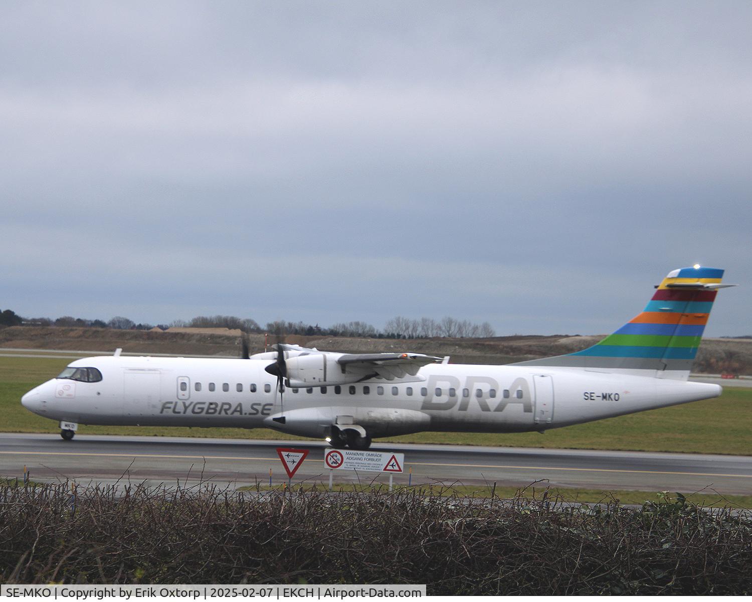 SE-MKO, 2018 ATR 72-600 (72-212A) C/N 1528, SE-MKO landed rw04L