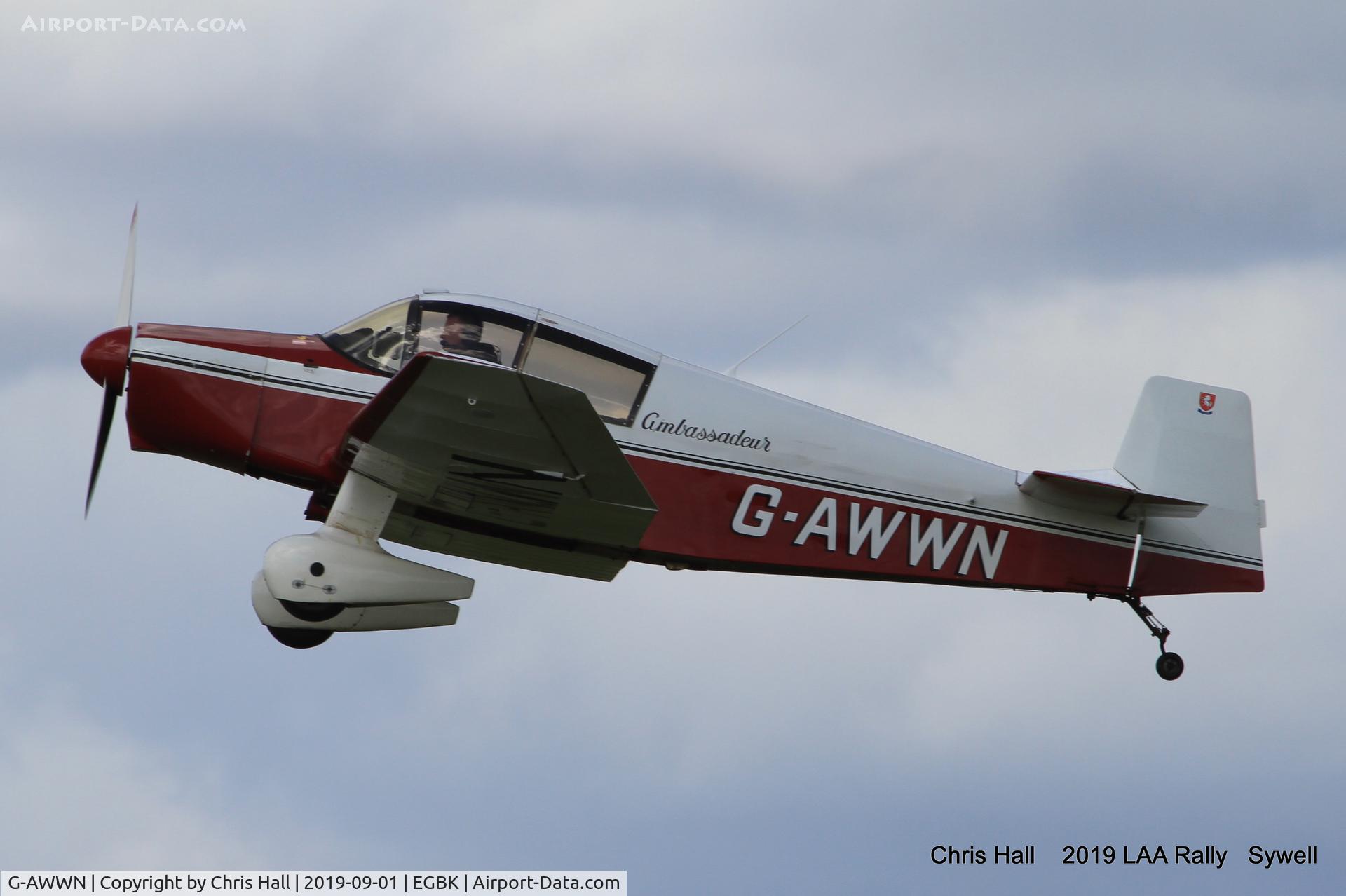 G-AWWN, 1963 Jodel DR-1050 Ambassadeur C/N 398, 2019 LAA Rally, Sywell