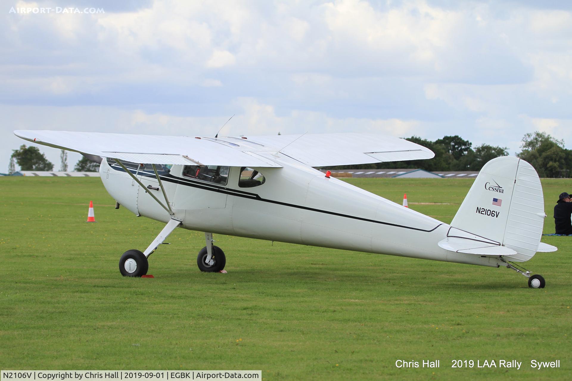 N2106V, 1948 Cessna 120 C/N 14627, 2019 LAA Rally, Sywell