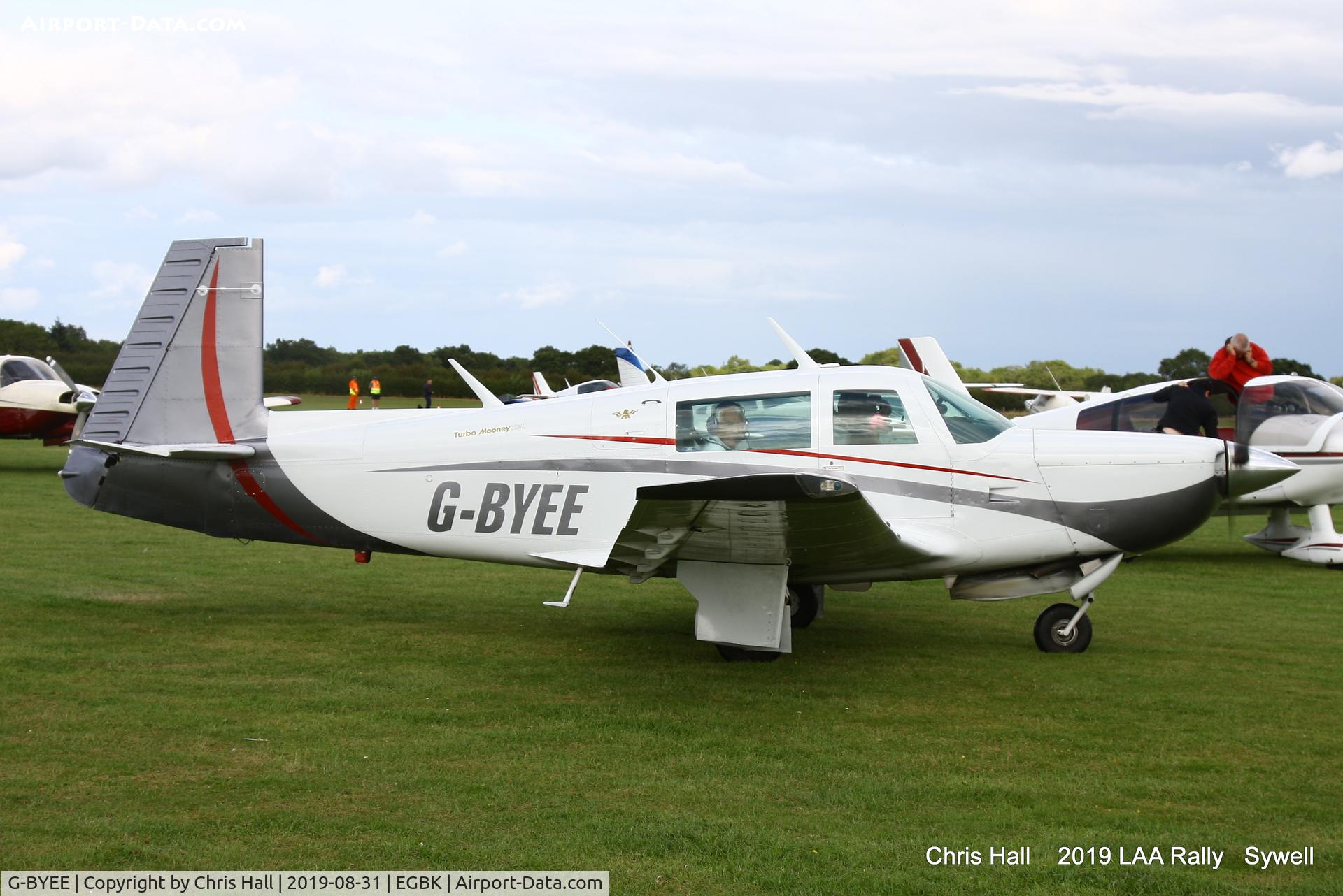 G-BYEE, 1980 Mooney M20K C/N 25-0282, 2019 LAA Rally, Sywell