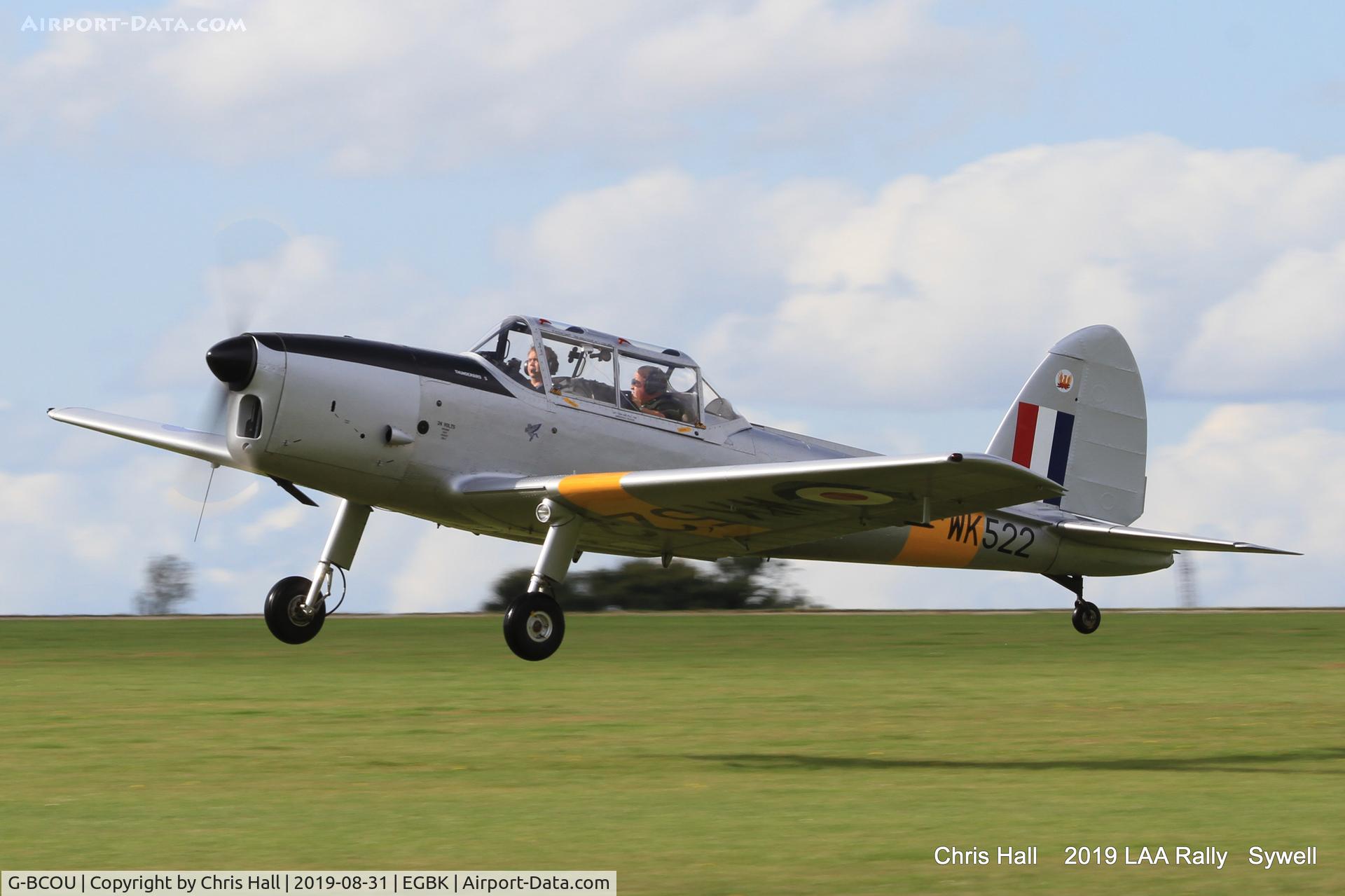 G-BCOU, 1952 De Havilland DHC-1 Chipmunk T.10 C/N C1/0559, 2019 LAA Rally, Sywell