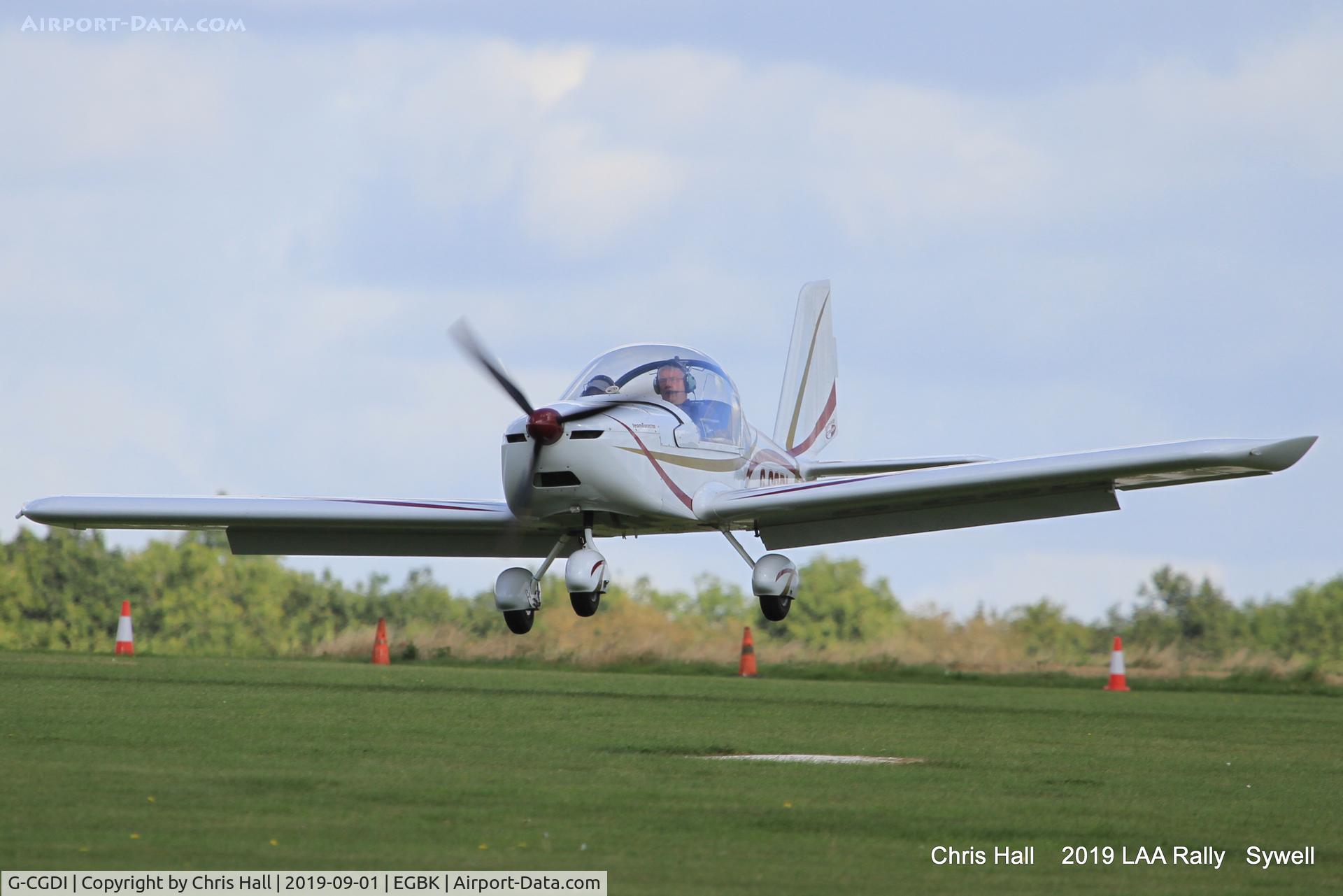 G-CGDI, 2009 Aerotechnik EV-97A Eurostar C/N PFA 315A-14606, 2019 LAA Rally, Sywell