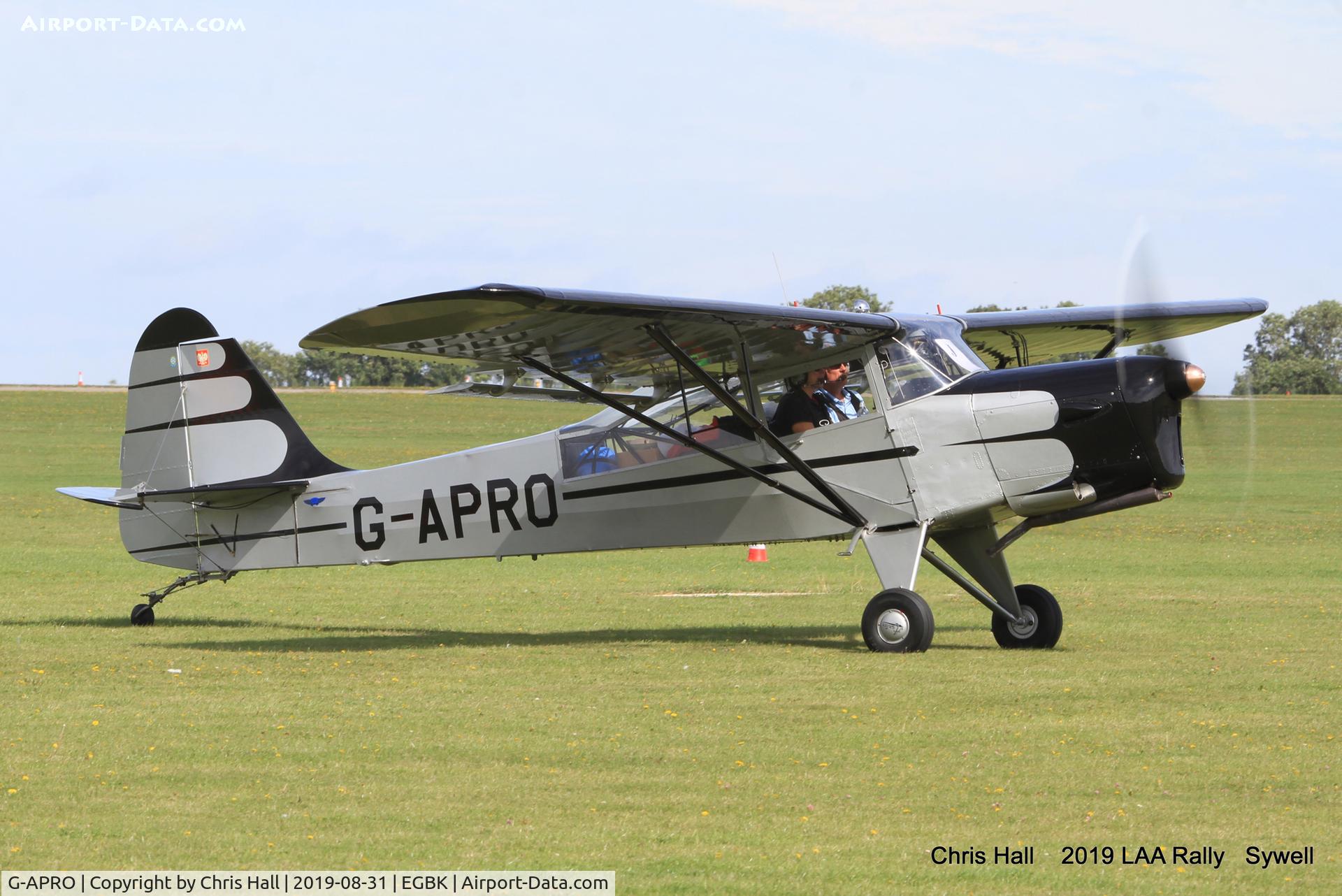 G-APRO, 1952 Auster 6A Tugmaster C/N WJ370, 2019 LAA Rally, Sywell
