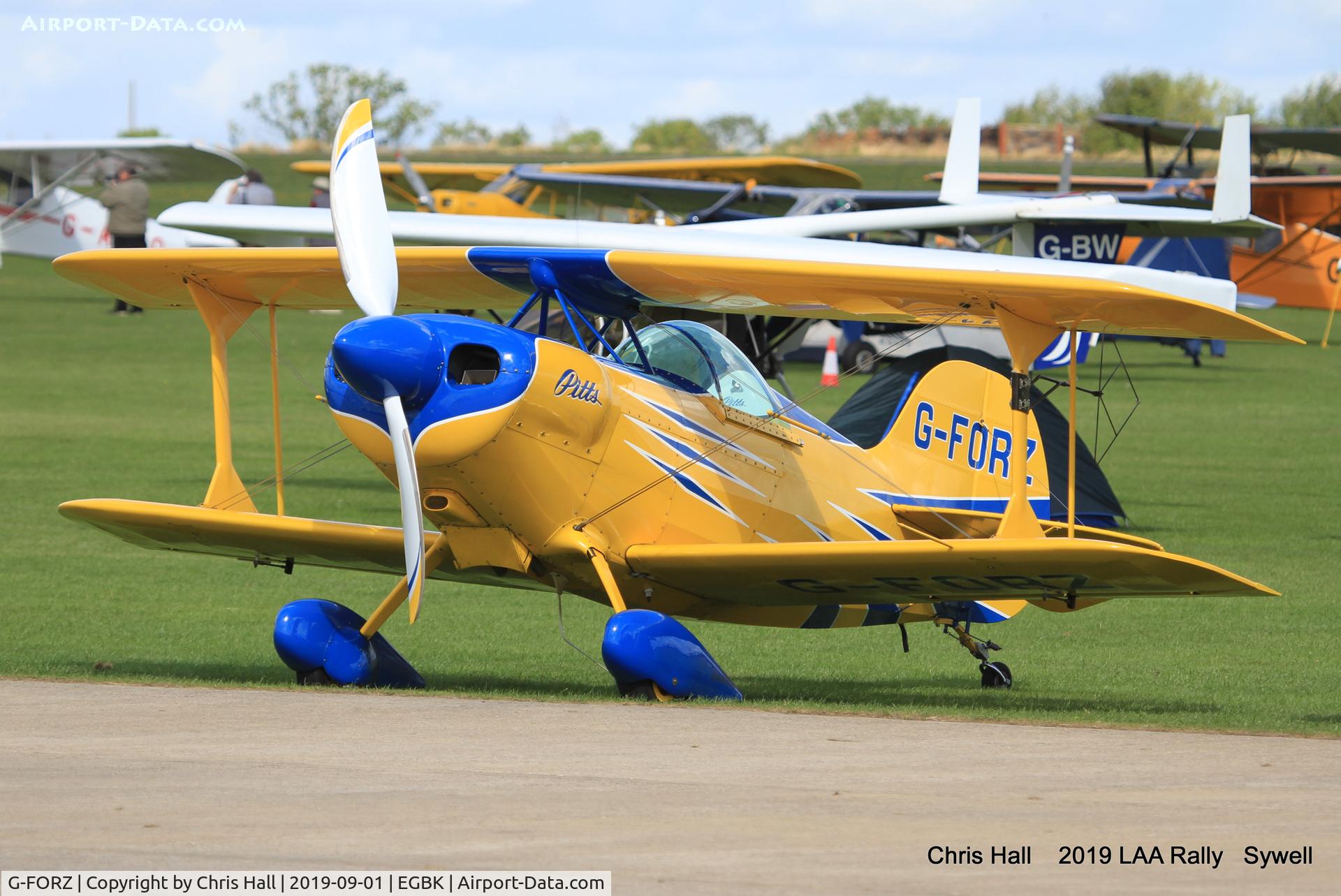 G-FORZ, 1999 Pitts S-1S Special C/N PFA 009-13393, 2019 LAA Rally, Sywell