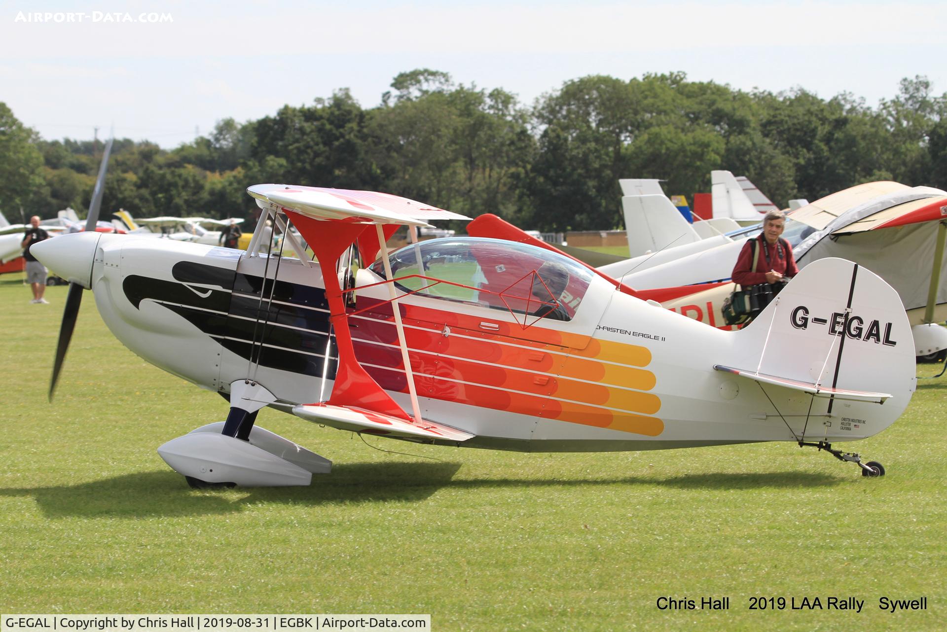 G-EGAL, 1995 Christen Eagle II C/N 0042-86, 2019 LAA Rally, Sywell