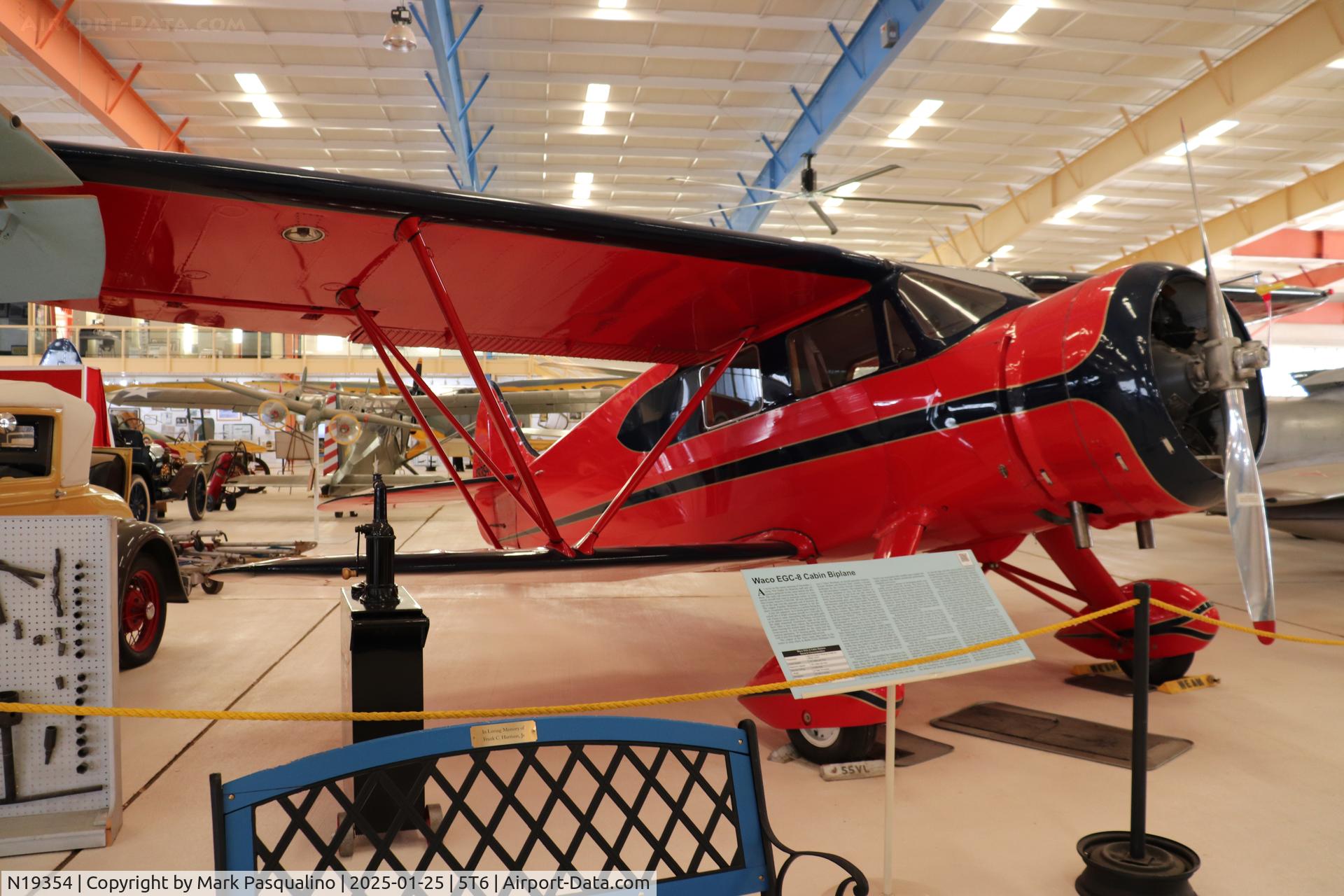 N19354, 1938 Waco EGC-8 C/N 5002, Waco EGC-8