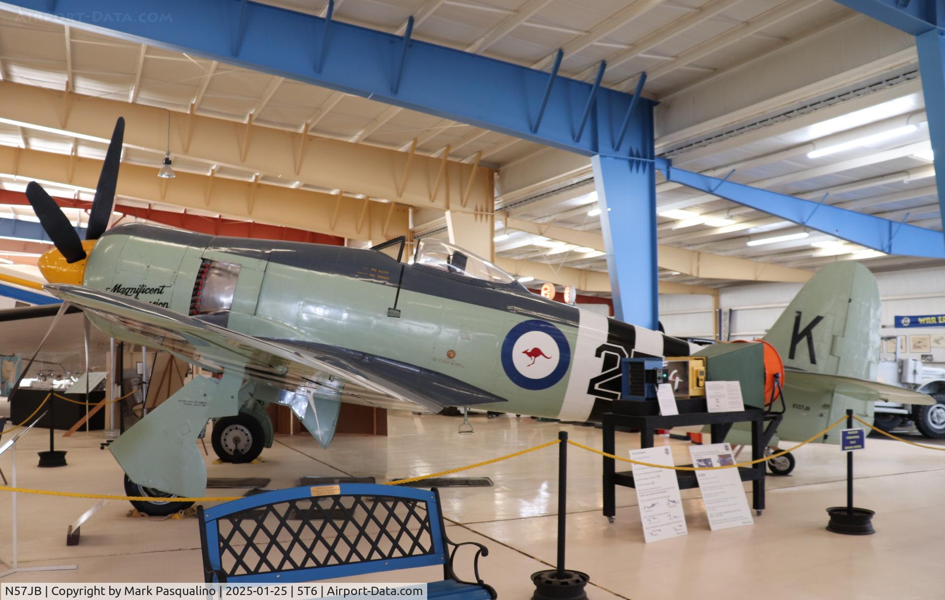 N57JB, 1948 Hawker Fury FB.10 C/N 37703 (ISS23), Hawker Fury FB.10