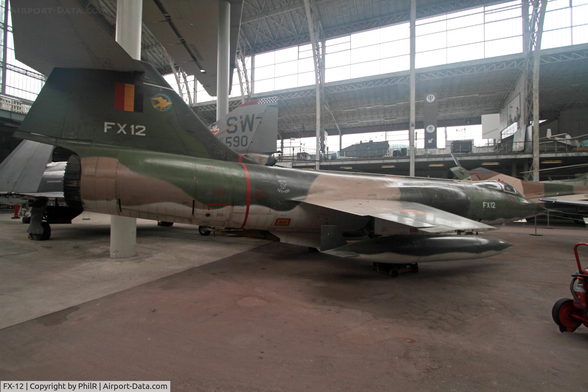 FA-01, 1978 SABCA F-16A Fighting Falcon C/N 6H-1, FX-12 1962 Lockheed F-104G Starfighter Musée de l'Air de Bruxelles