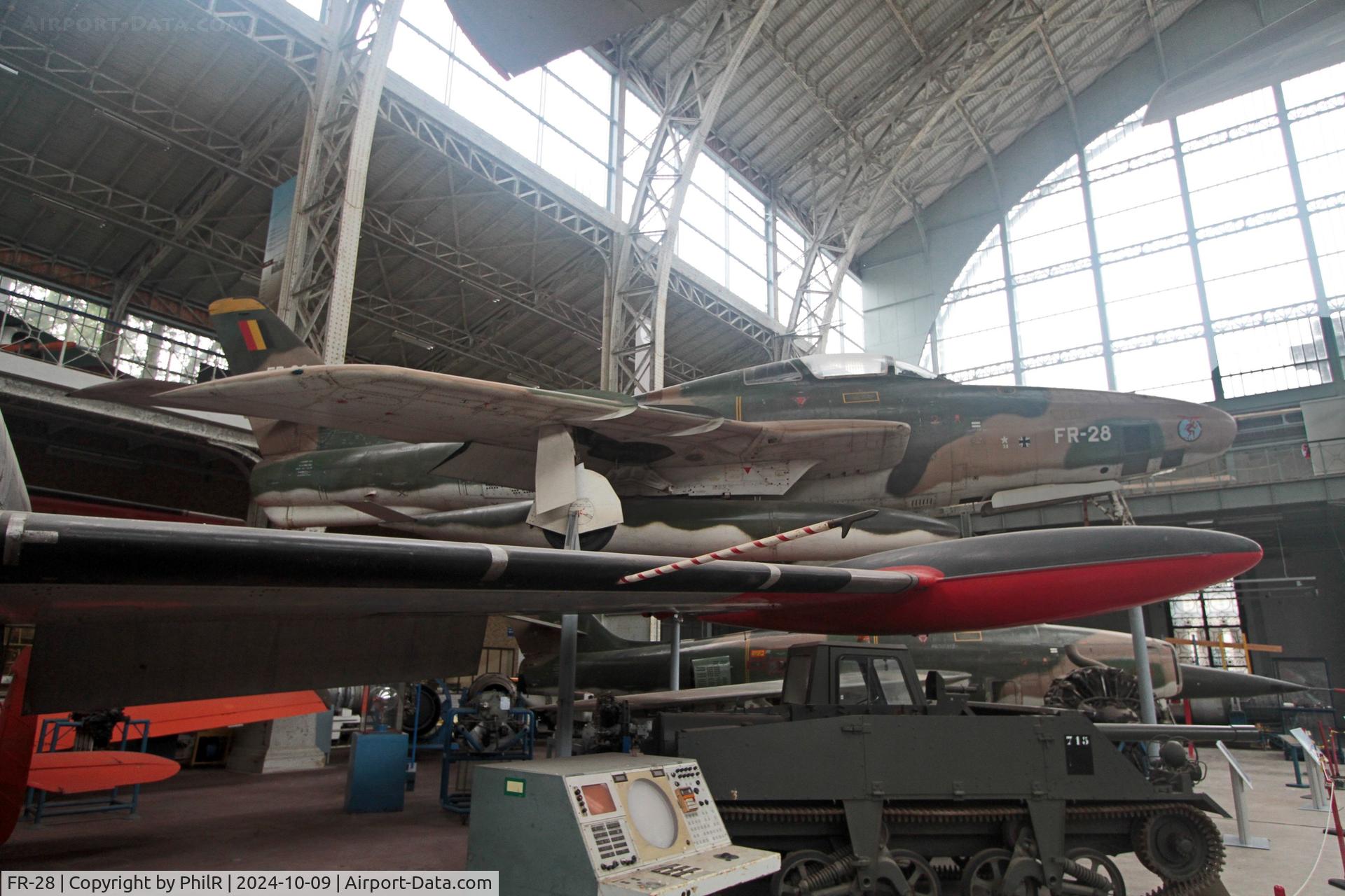 FR-28, 1955 Republic RF-84F Thunderflash C/N 52-7346, FR-28 (51-1945) 1955 Rebublic RF-84F Thunderflash Musée de l'Air de Bruxelles 