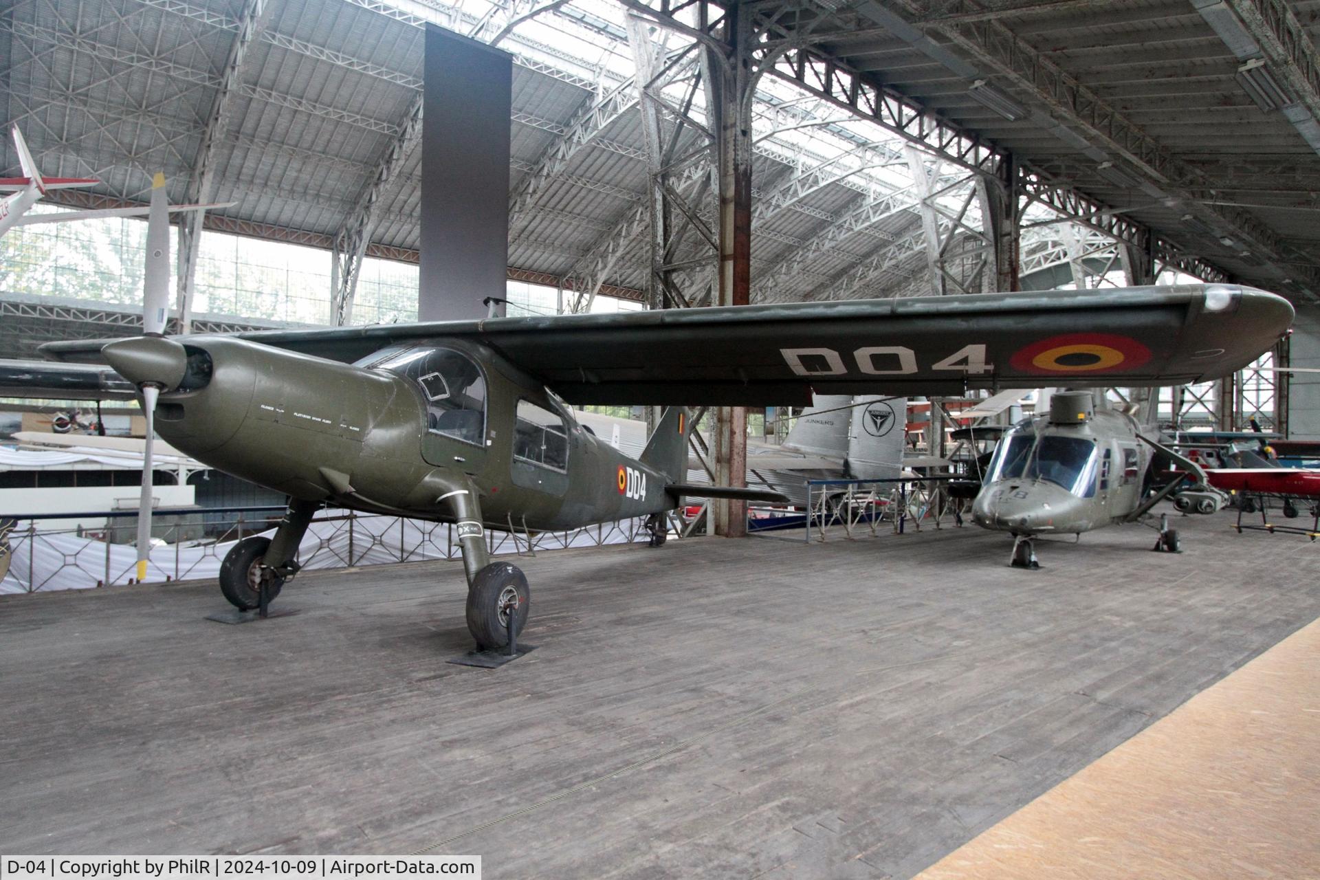 D-04, 1961 Dornier Do-27J-1 C/N 2101, D-04 1961 Dornier Do27J-l Belgian Army Musée de l'Air de Bruxelles