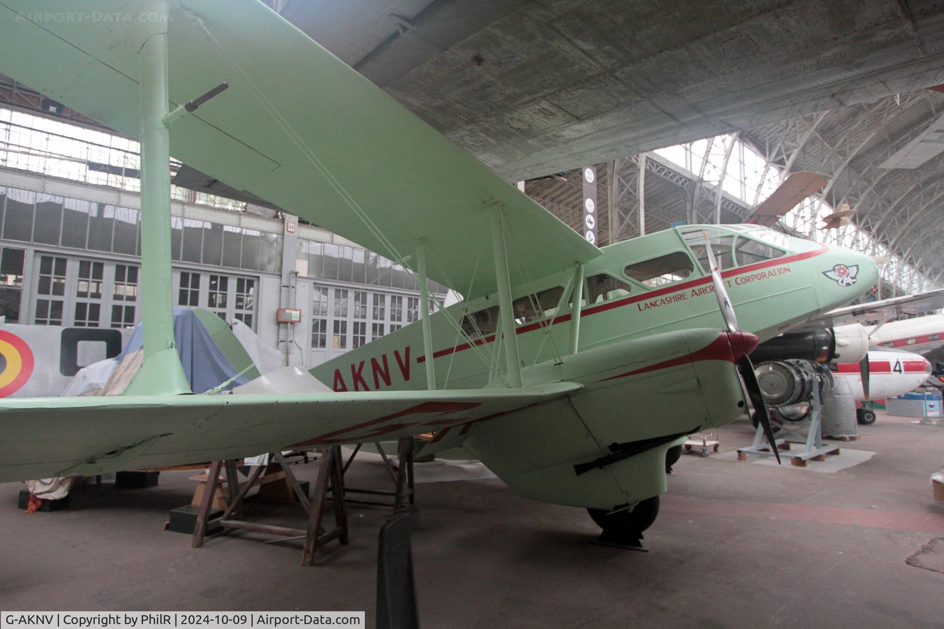 G-AKNV, 1940 De Havilland DH-89A Dragon Rapide C/N 6458, G-AKNV 1940 DH89A Rapide Musée de l'Air de Bruxelles
