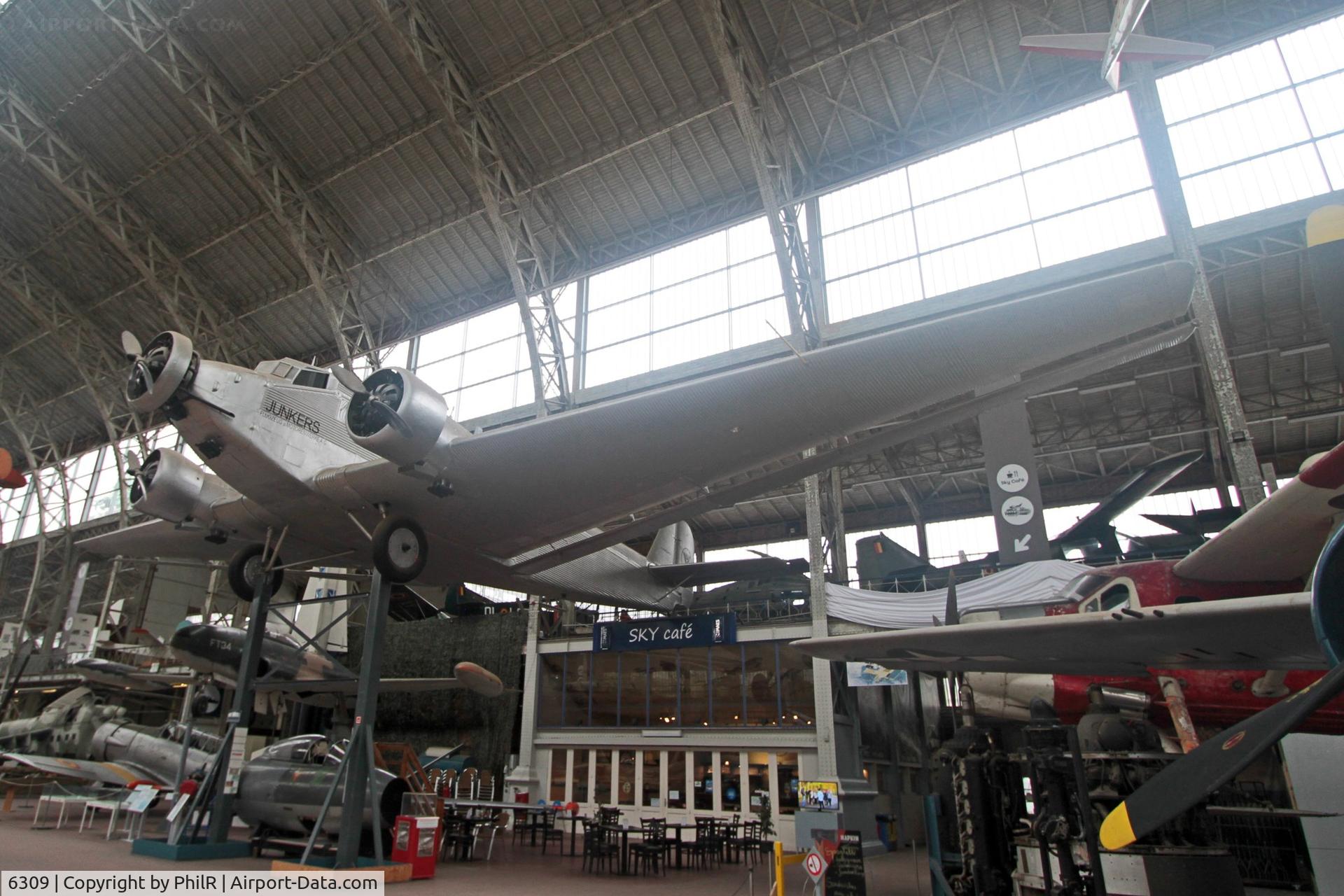 6309, Junkers Ju-52/3mge C/N 5670, OO-AGU (6309 Portuguese AF) 1936 Junkers Ju-52 3m Musée de l'Air de Bruxelles