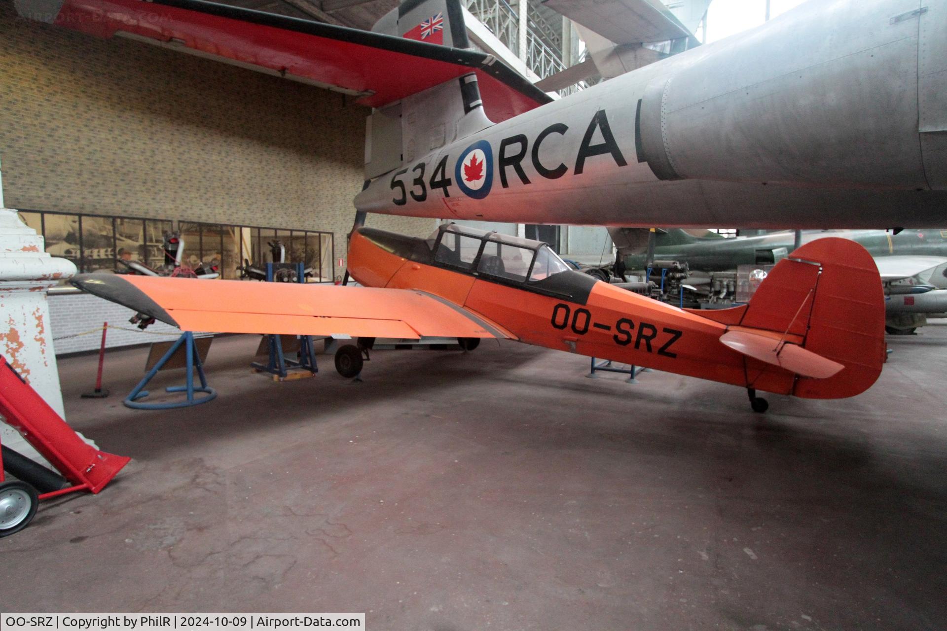 OO-SRZ, Stampe-Vertongen SR-7B C/N 1003, OO-SRZ 1954 Stampe-Vertongen SR-7B Monitor IV Musée de l'Air de Bruxelles