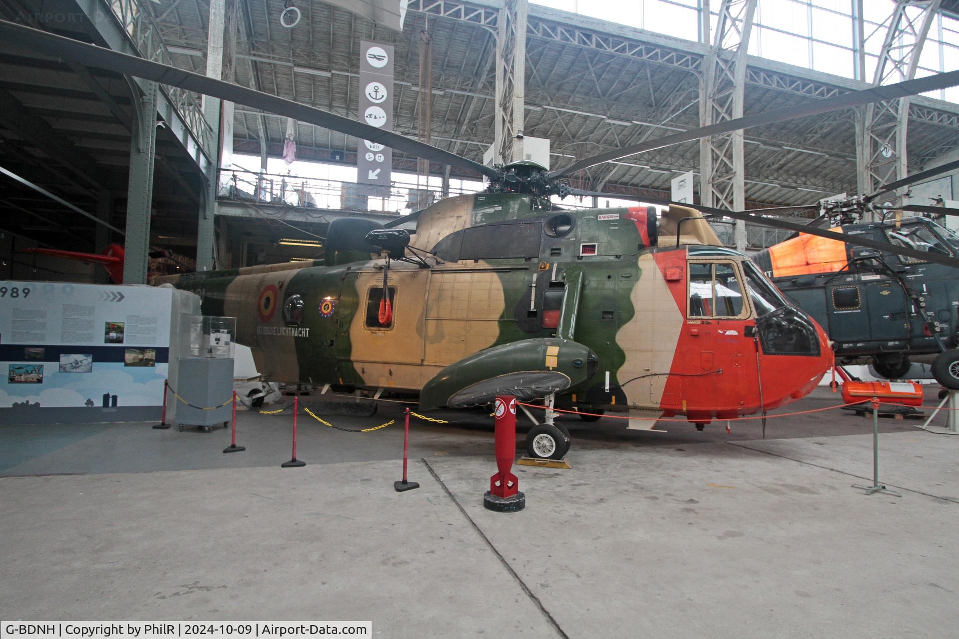 G-BDNH, Westland Sea King Mk48 C/N WA831, RS-01 (G-BDNH) 1975 Westland WS-61 Sea King Belgian Air Component  Musée de l'Air de Bruxelles