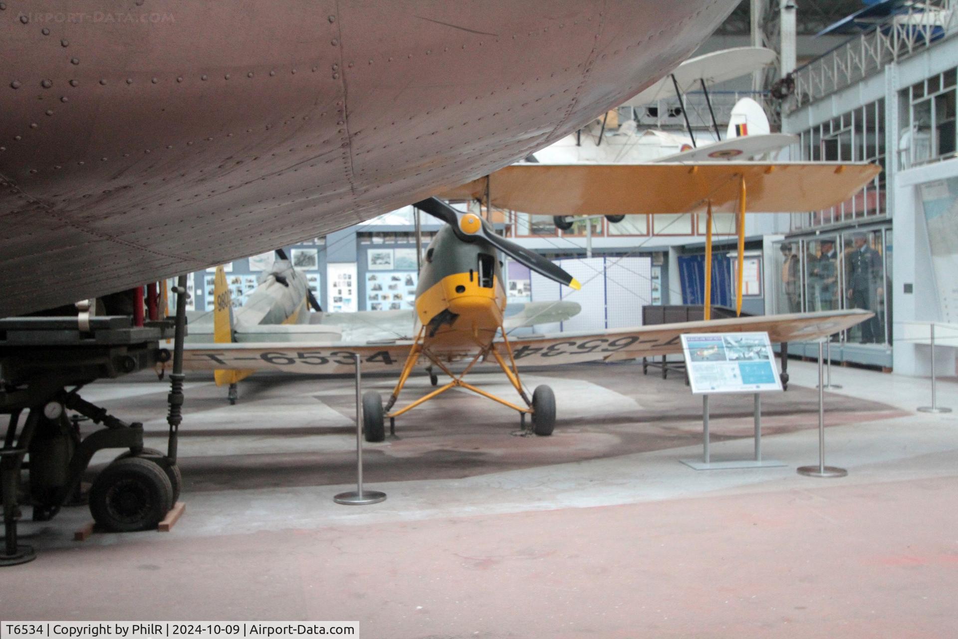 T6534, 1941 De Havilland DH-82A Tiger Moth II C/N 84875, T6534 (G-AMTP, OO-EVT)) 1941 DH82A Tiger Moth Musée de l'Air de Bruxelles