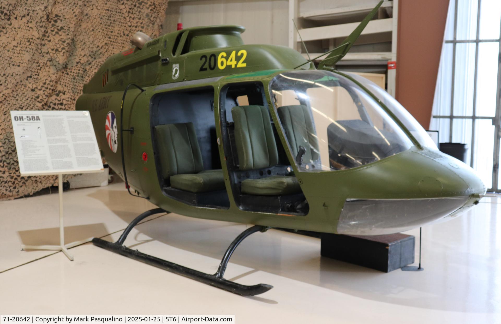 71-20642, 1971 Bell OH-58A C/N 41503, Bell OH-58A