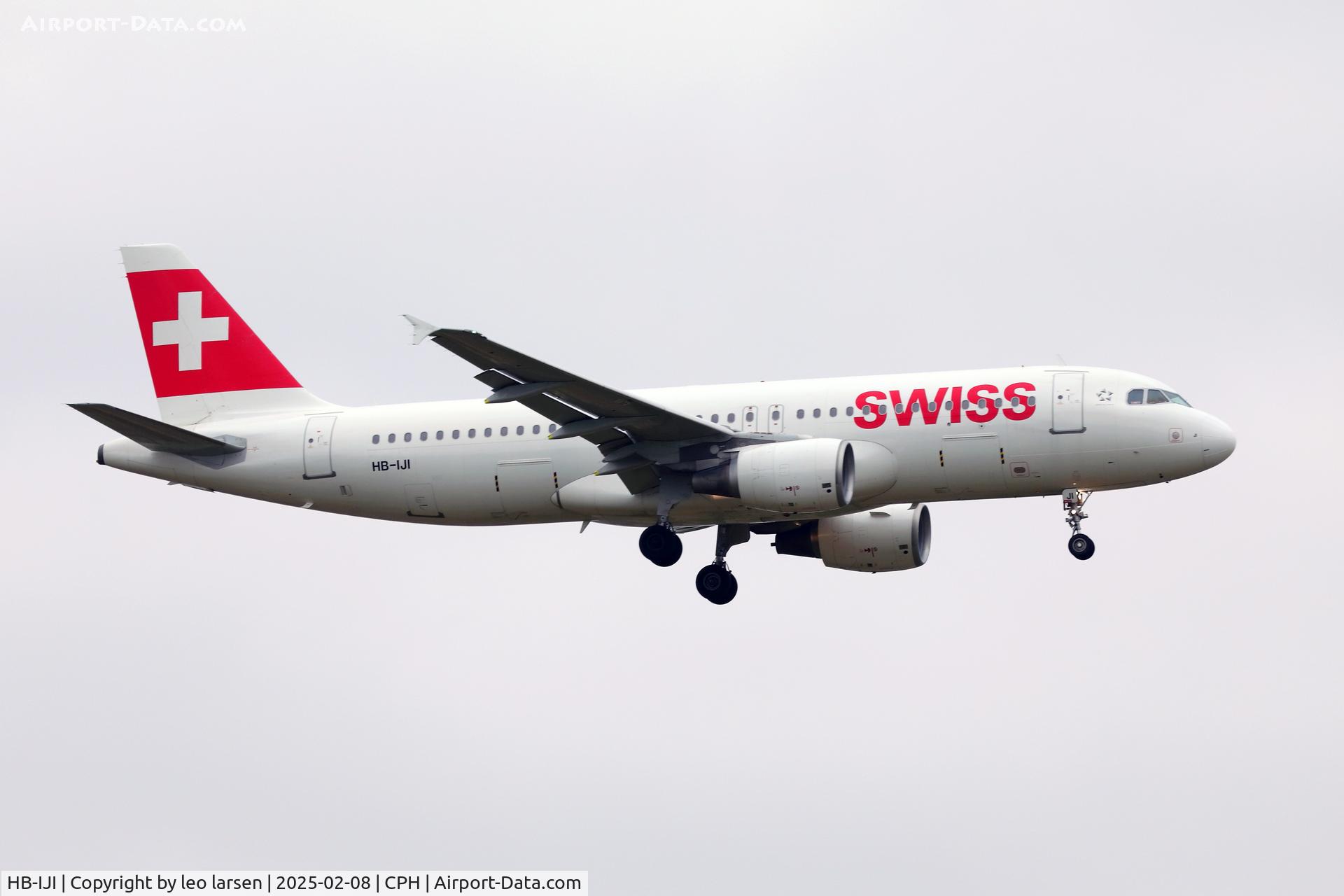 HB-IJI, 1996 Airbus A320-214 C/N 0577, Copenhagen 8.2.2025