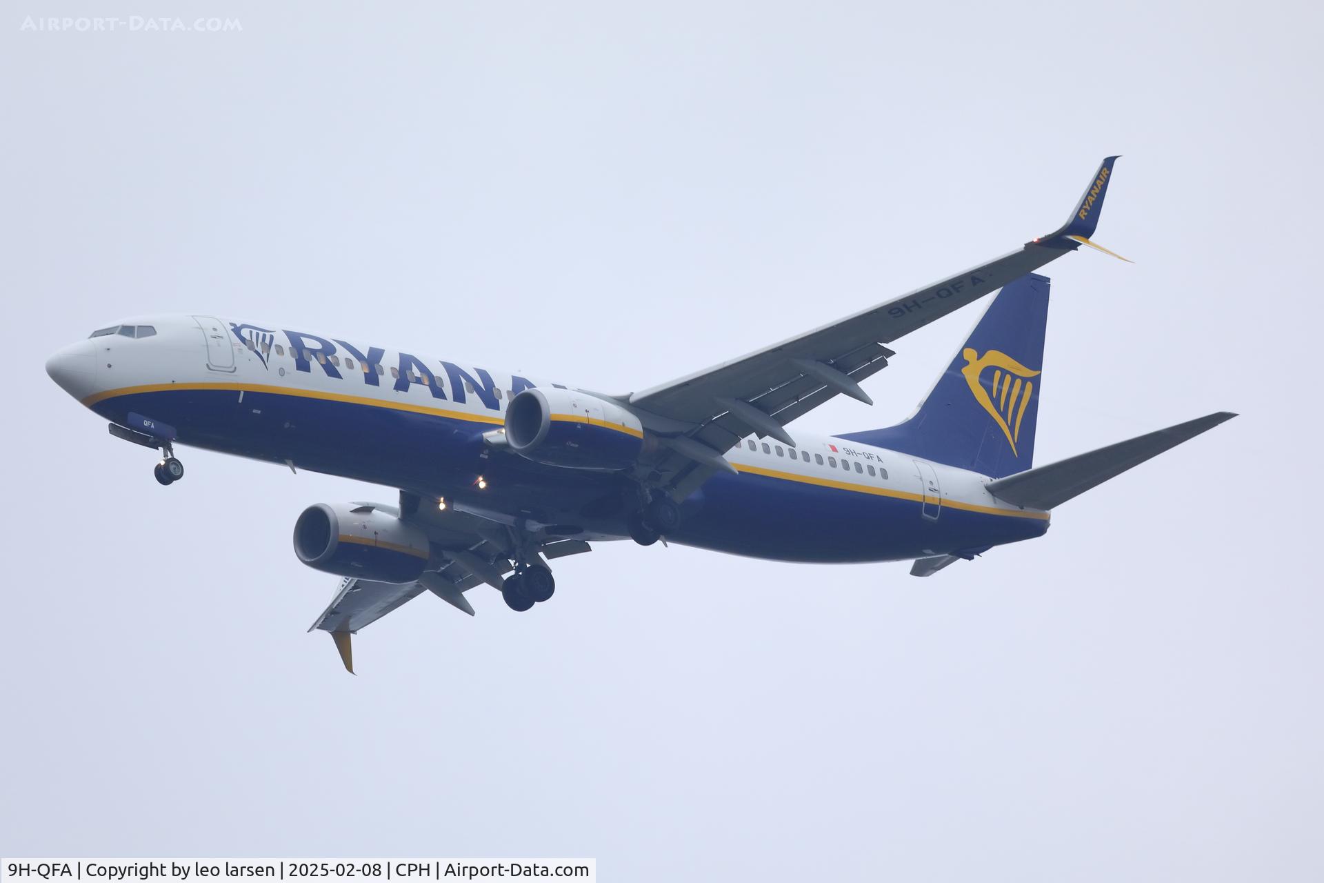 9H-QFA, 2006 Boeing 737-8AS C/N 33592, Copenhagen 8.2.2025